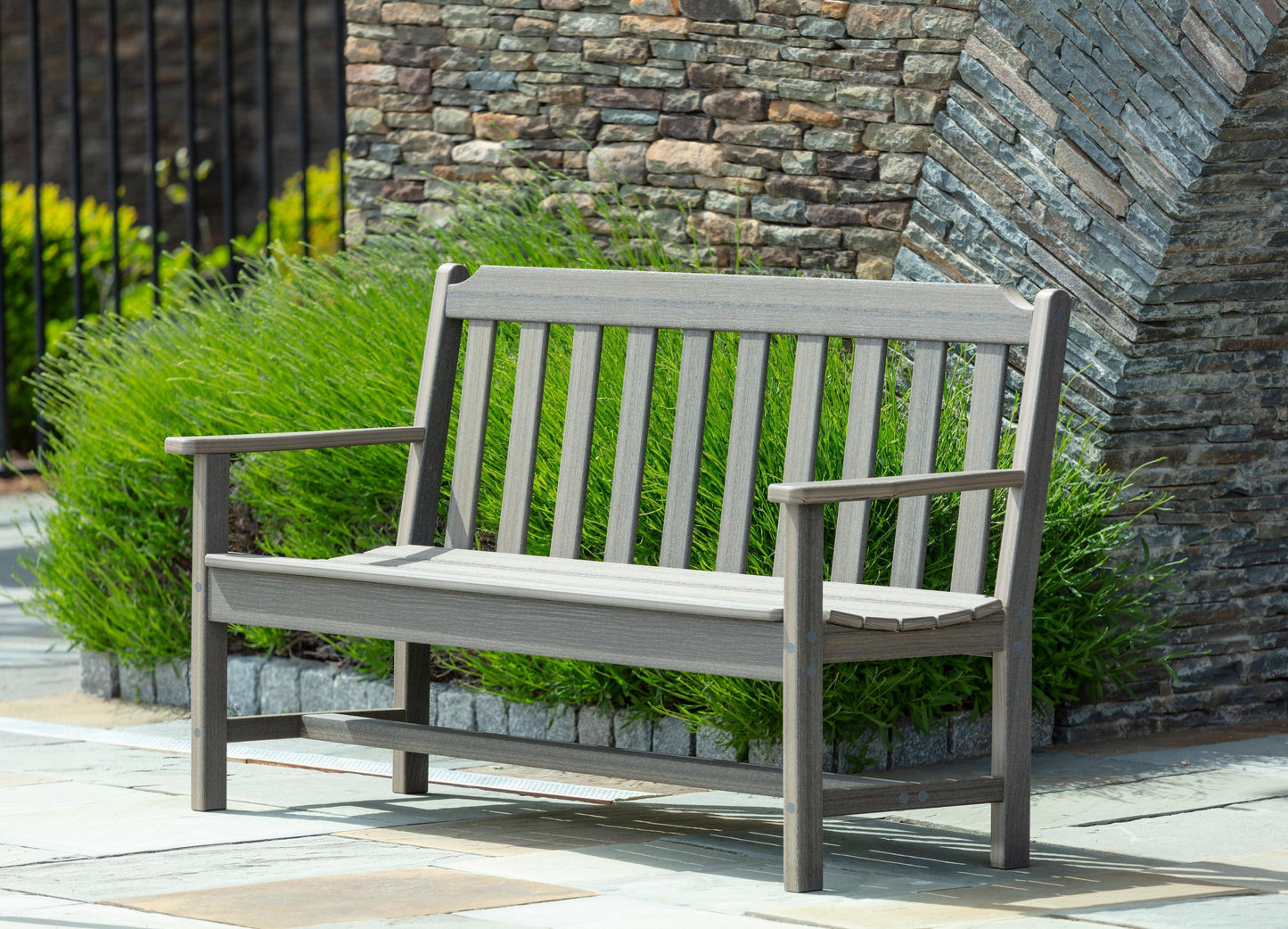 Seaside Casual Recycled Plastic Newport 5' Bench - LEAD TIME TO SHIP 4 TO 6 WEEKS