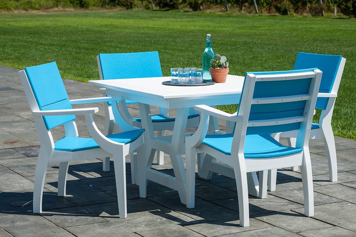 Seaside Casual Recycled Plastic SYM Arm Chair - LEAD TIME TO SHIP 4 TO 6 WEEKS