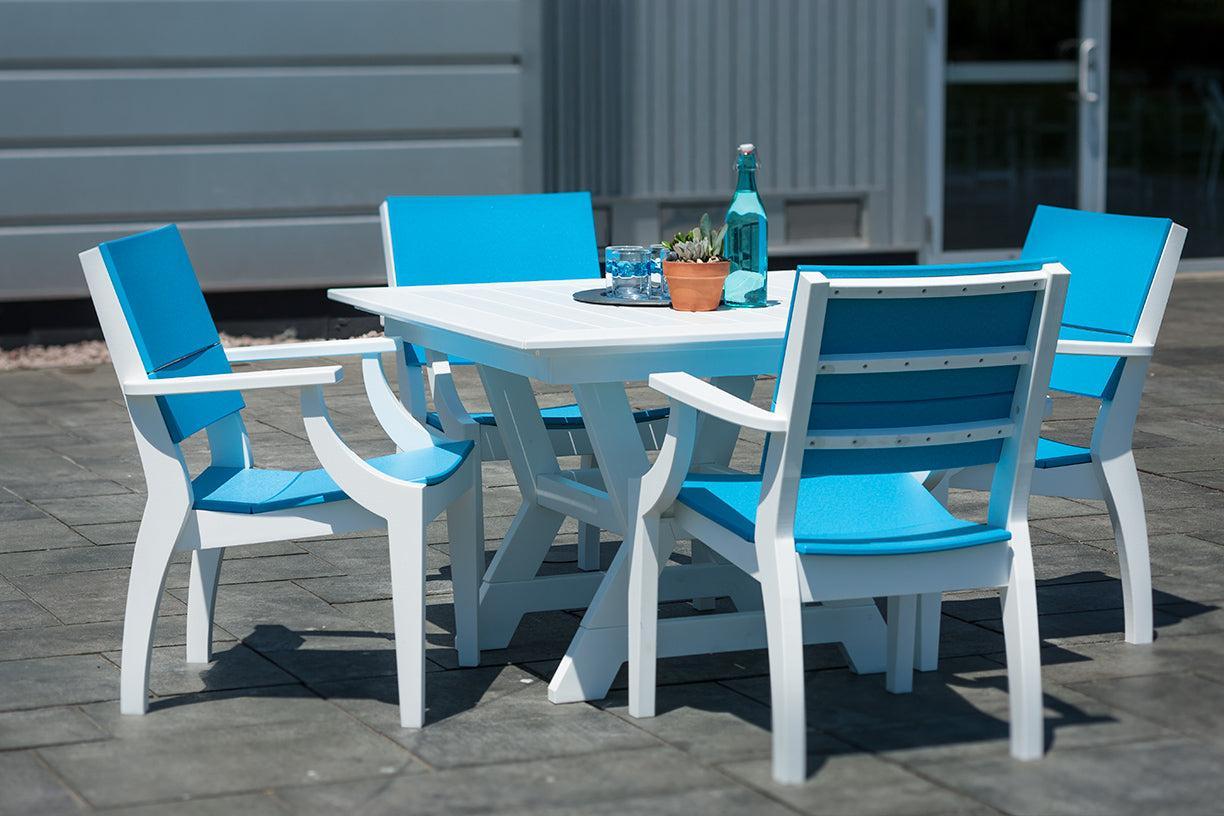 Seaside Casual Recycled Plastic SYM Dining Table 44" x 44" - LEAD TIME TO SHIP 4 TO 6 WEEKS