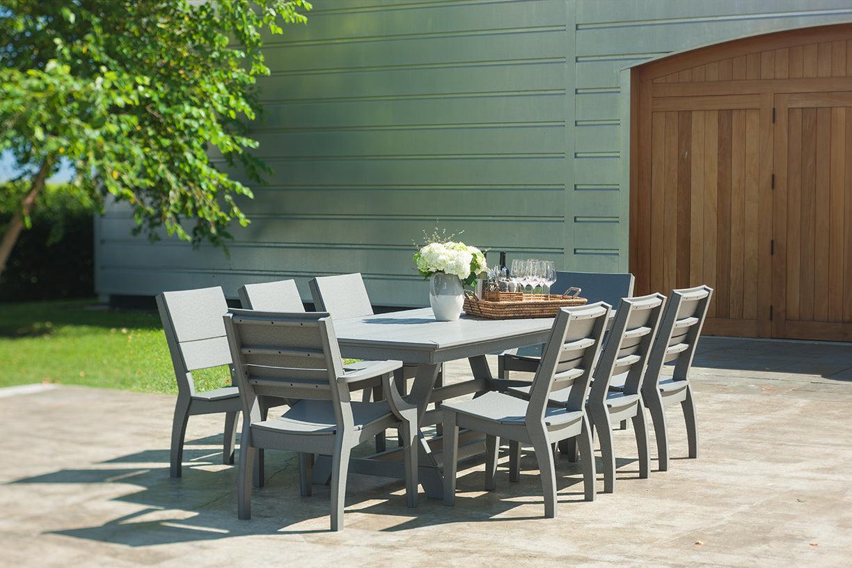 Seaside Casual Recycled Plastic SYM Side Chair - LEAD TIME TO SHIP 4 TO 6 WEEKS