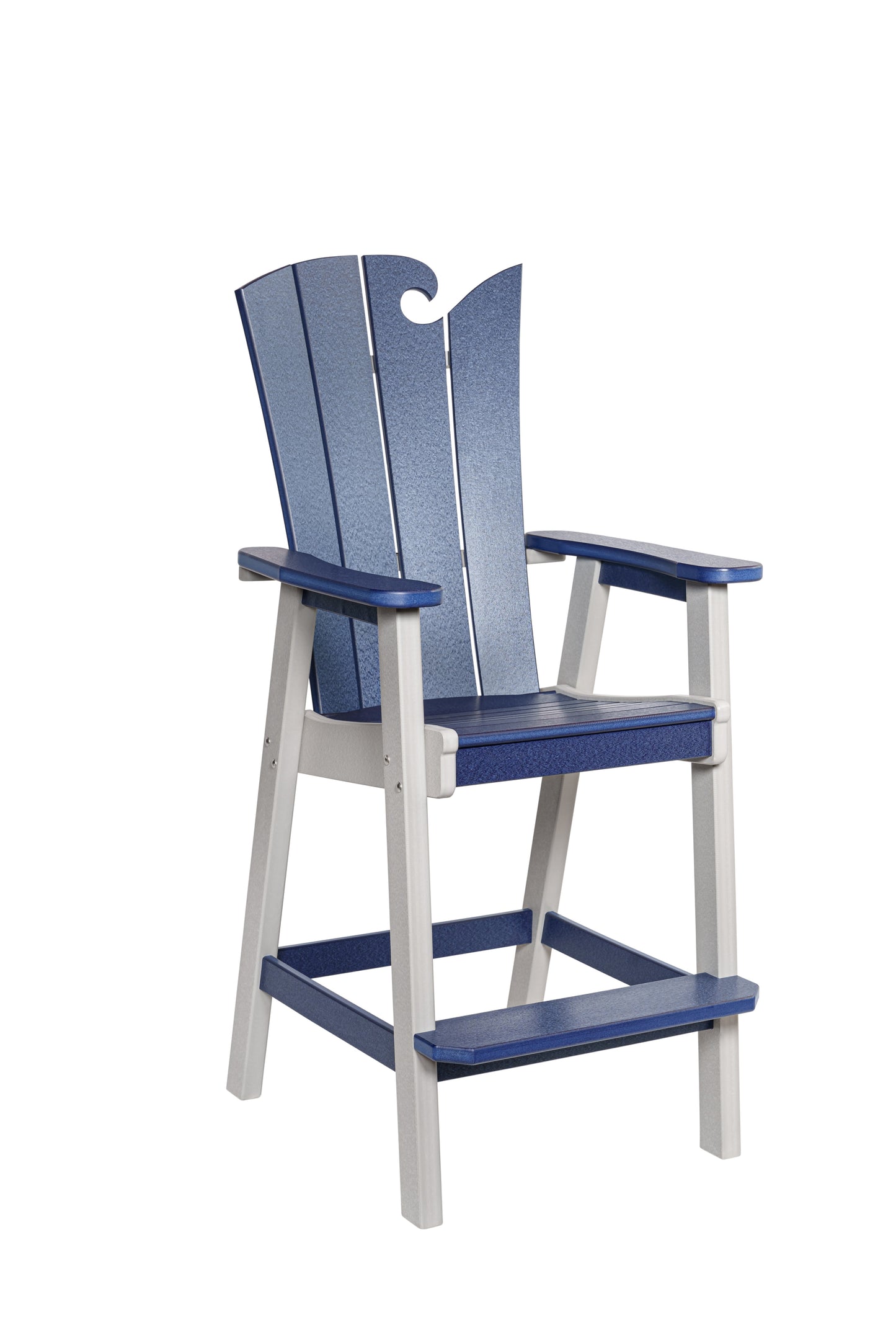 Beaver Dam Woodworks OceanWavz Bar Chair - LEAD TIME TO SHIP 4 WEEKS OR LESS