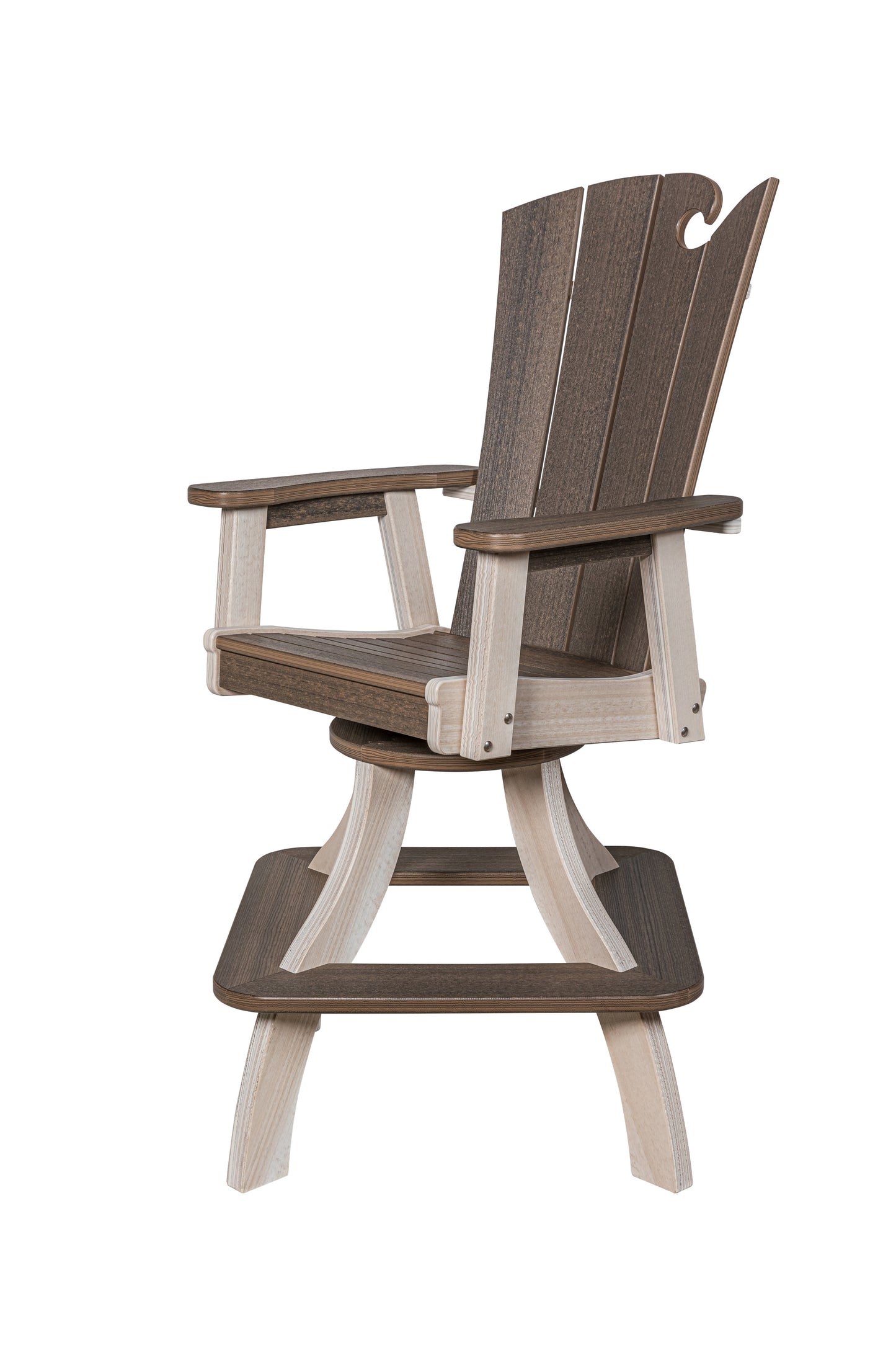 Beaver Dam Woodworks OceanWavz Swivel Bar Chair (ALL COLORS) - LEAD TIME TO SHIP 4 WEEKS OR LESS