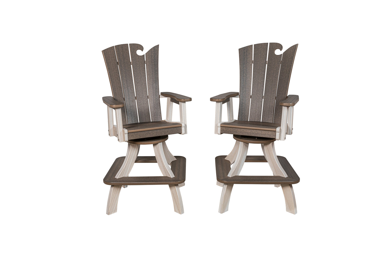 Beaver Dam Woodworks OceanWavz Swivel Bar Chair (ALL COLORS) - LEAD TIME TO SHIP 4 WEEKS OR LESS