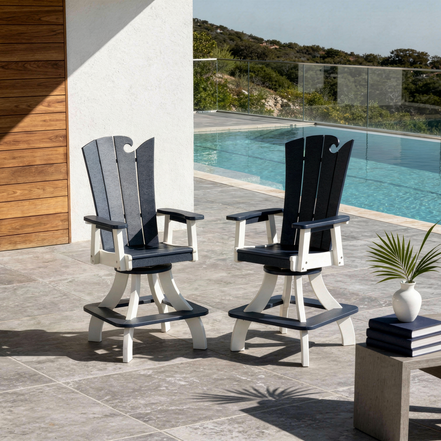 Beaver Dam Outdoor OceanWavz Swivel Bar Chair (BAR HEIGHT) - LEAD TIME TO SHIP 8 WEEKS OR LESS
