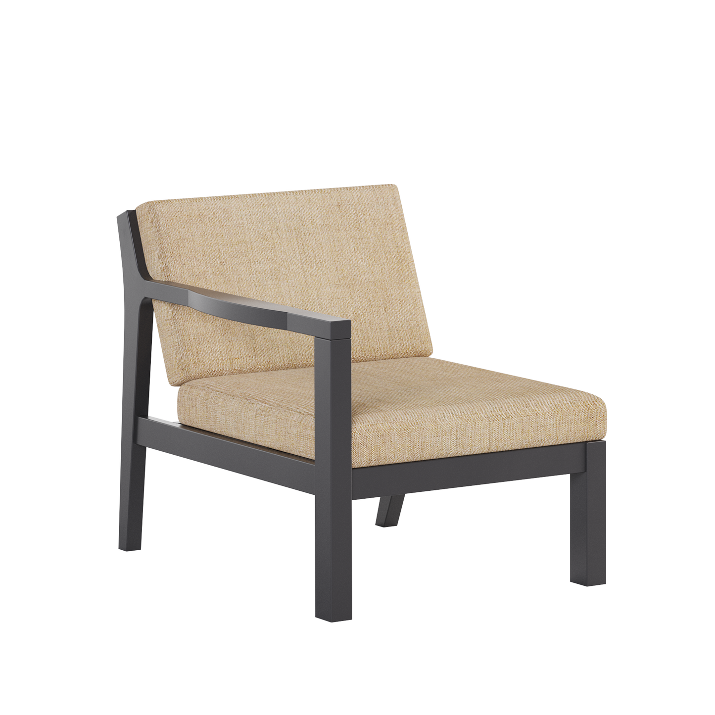 Polybird P102 Breeze Deep Seat Sectional Piece Right Chair - LEAD TIME TO SHIP 5 BUSINESS DAYS OR LESS