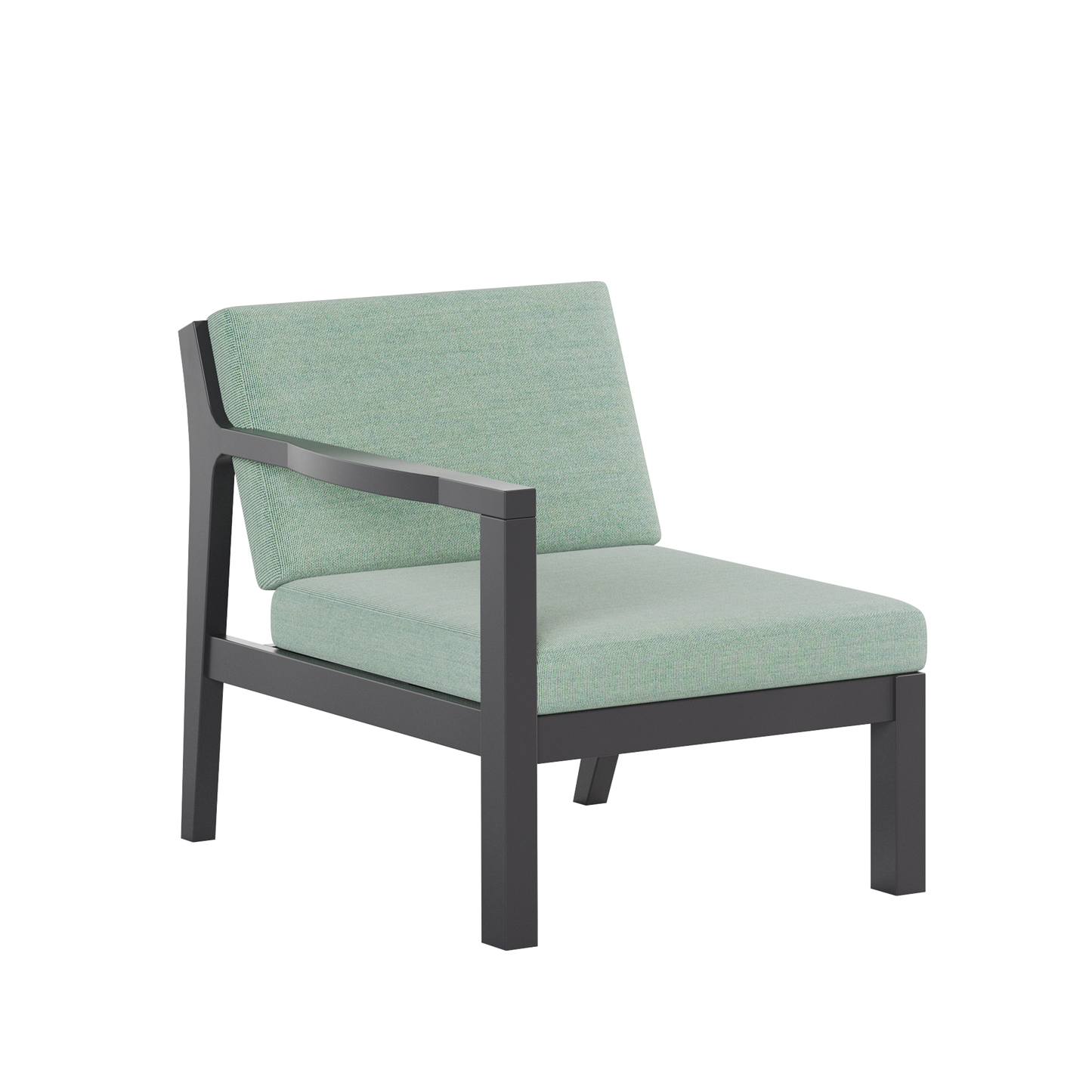 Polybird P102 Breeze Deep Seat Sectional Piece Right Chair - LEAD TIME TO SHIP 5 BUSINESS DAYS OR LESS