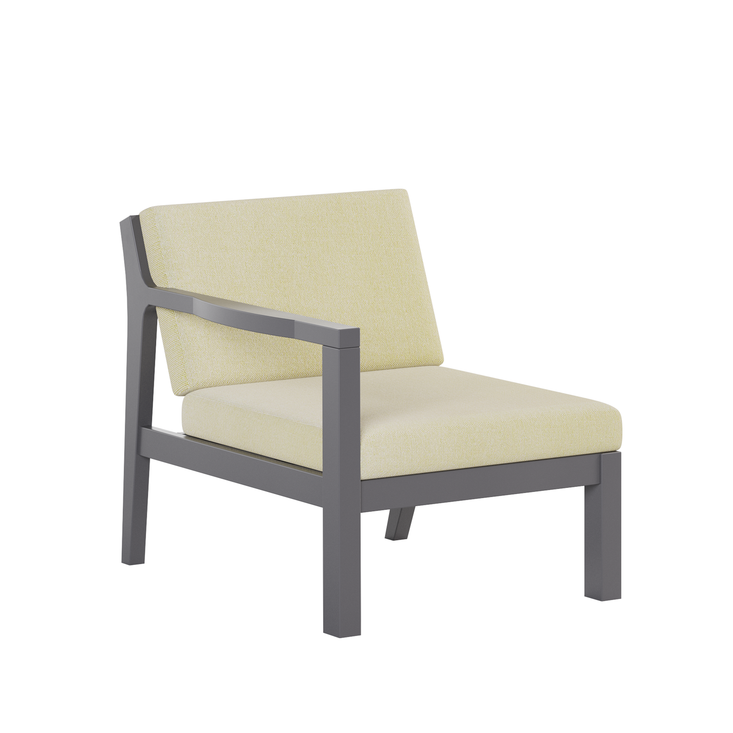 Polybird P102 Breeze Deep Seat Sectional Piece Right Chair - LEAD TIME TO SHIP 5 BUSINESS DAYS OR LESS