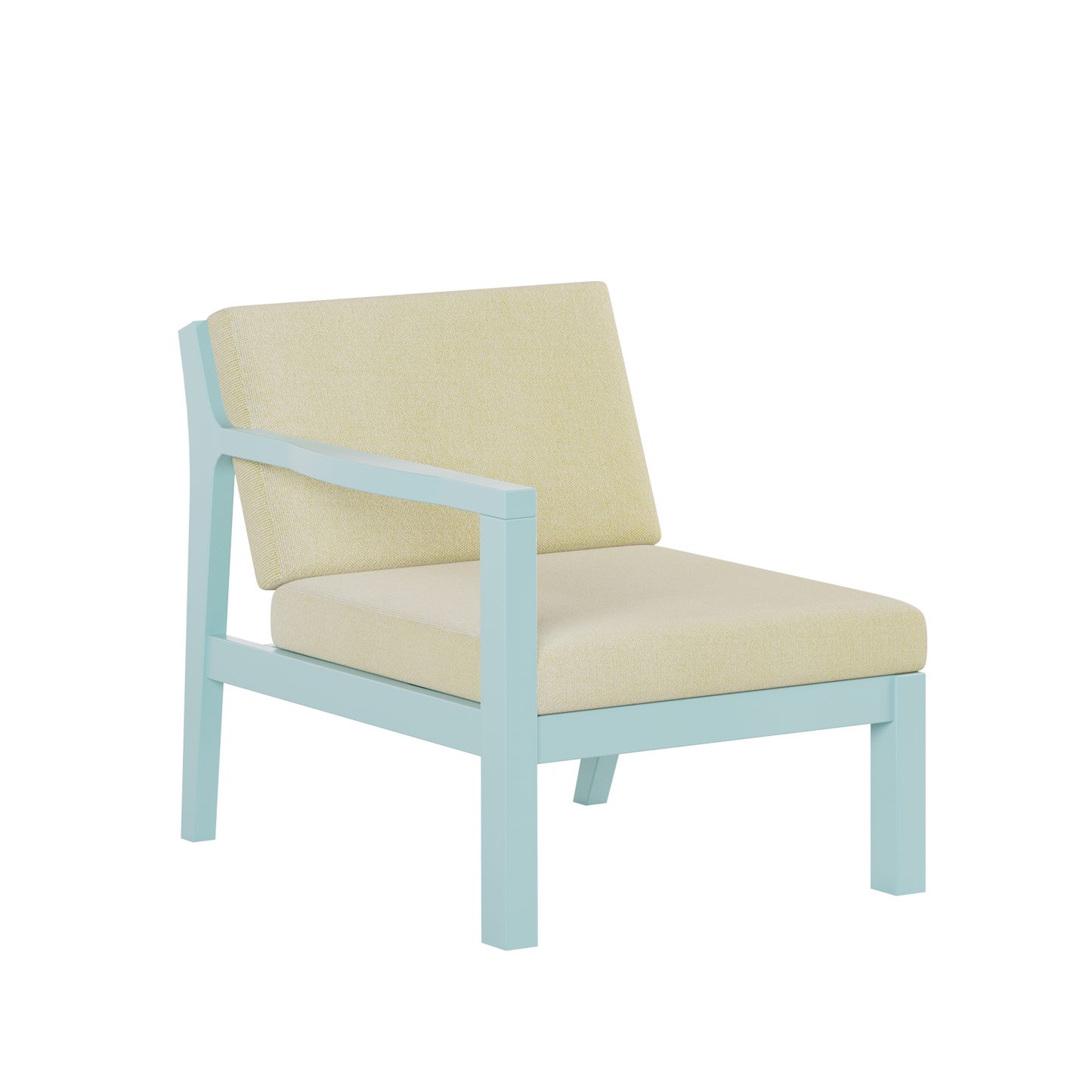 Polybird P102 Breeze Deep Seat Sectional Piece Right Chair - LEAD TIME TO SHIP 5 BUSINESS DAYS OR LESS