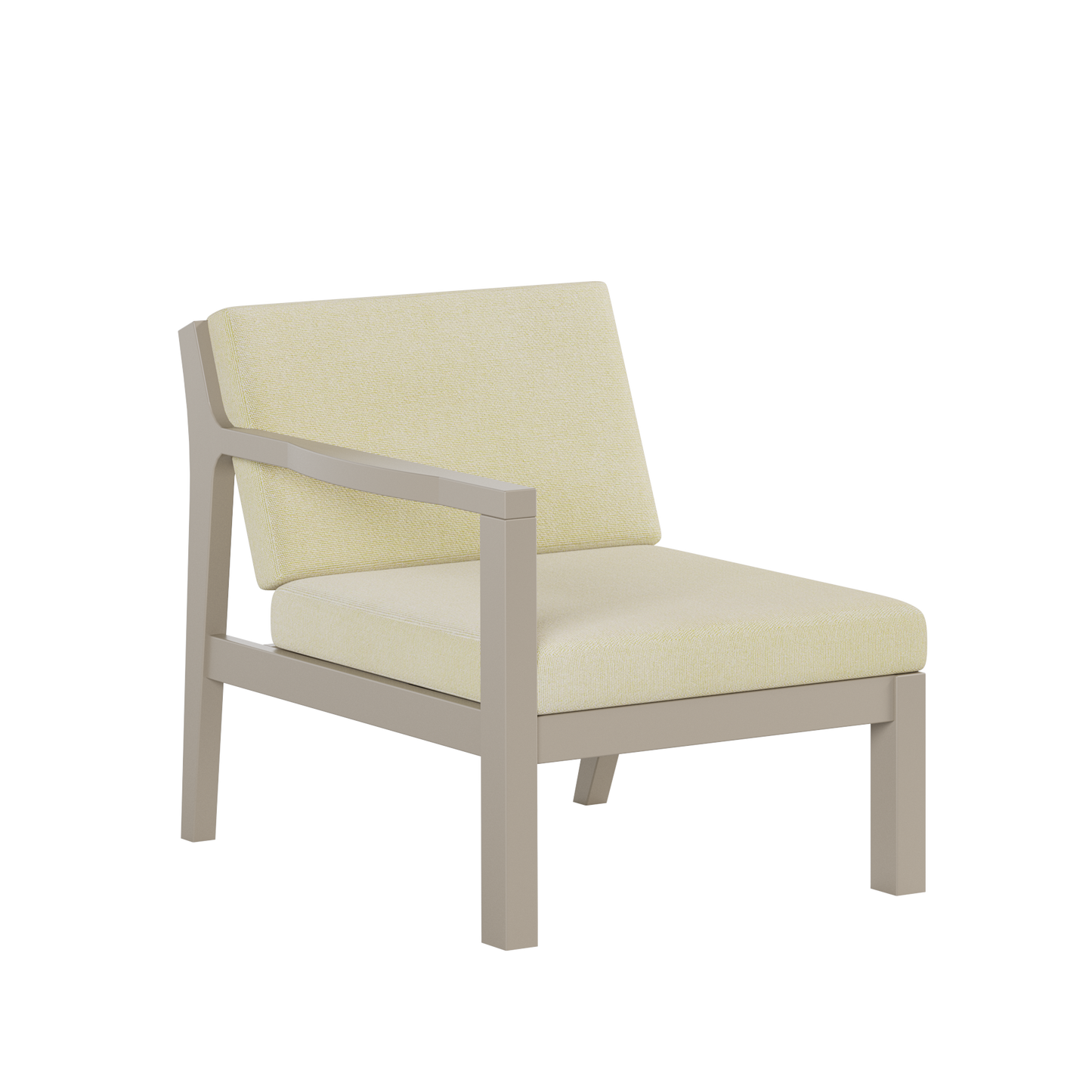 Polybird P102 Breeze Deep Seat Sectional Piece Right Chair - LEAD TIME TO SHIP 5 BUSINESS DAYS OR LESS