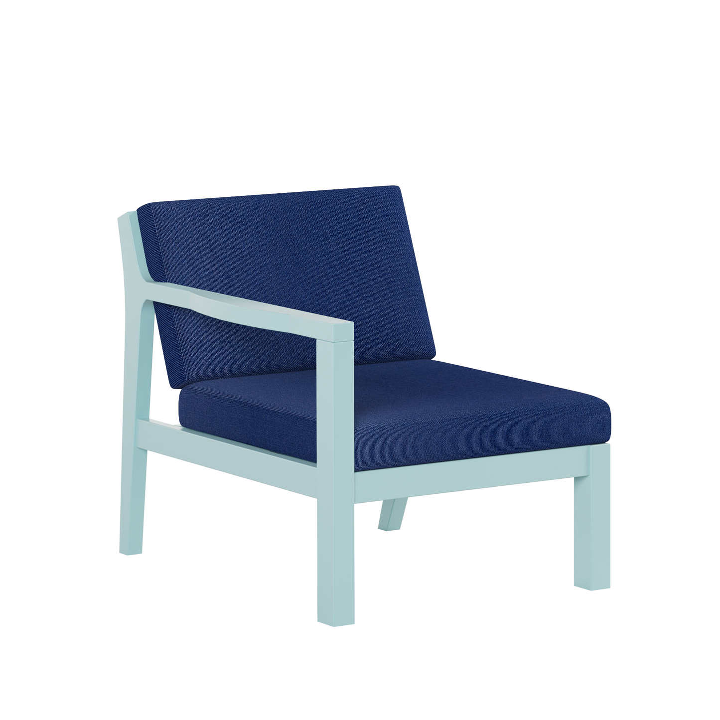 Polybird P102 Breeze Deep Seat Sectional Piece Right Chair - LEAD TIME TO SHIP 5 BUSINESS DAYS OR LESS