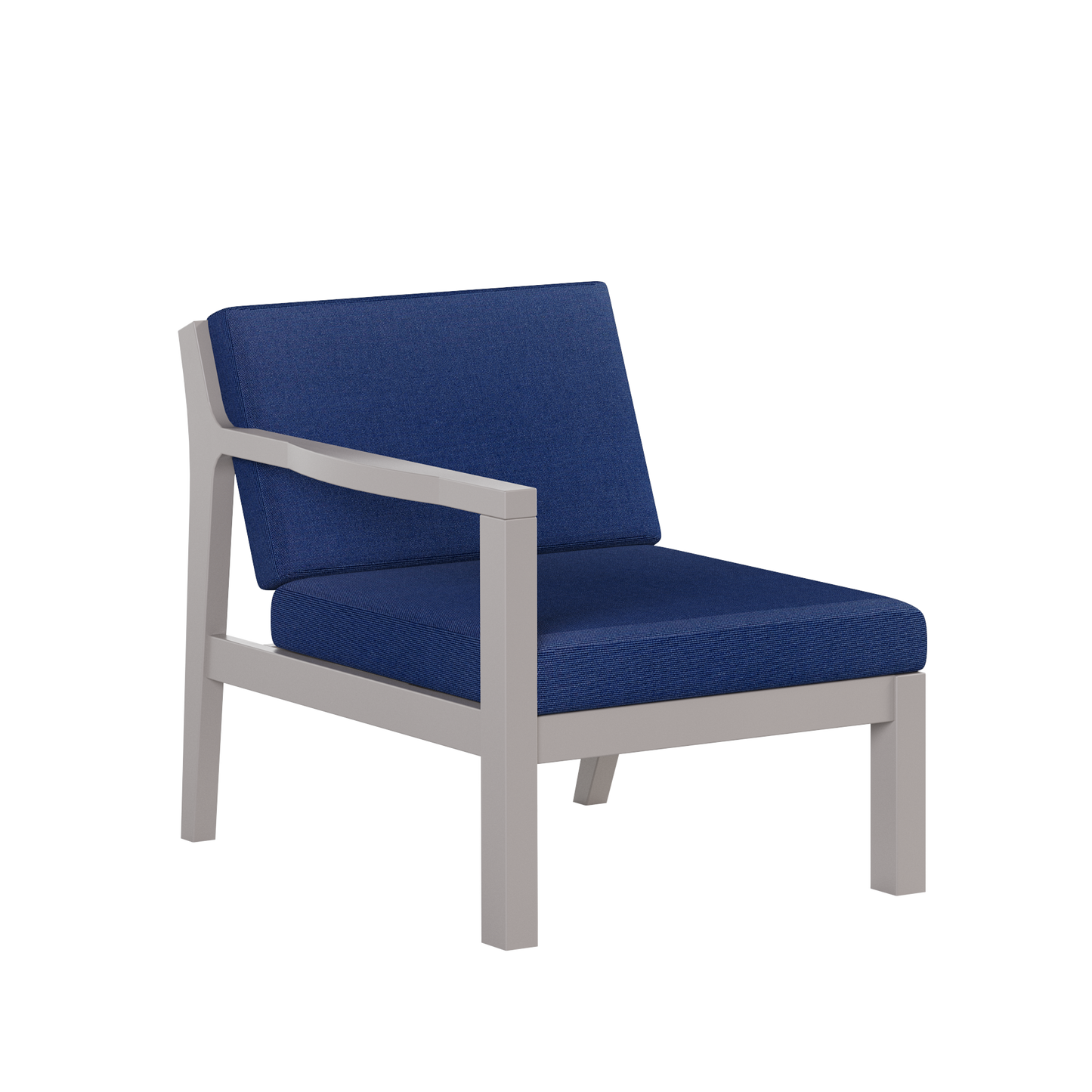 Polybird P102 Breeze Deep Seat Sectional Piece Right Chair - LEAD TIME TO SHIP 5 BUSINESS DAYS OR LESS