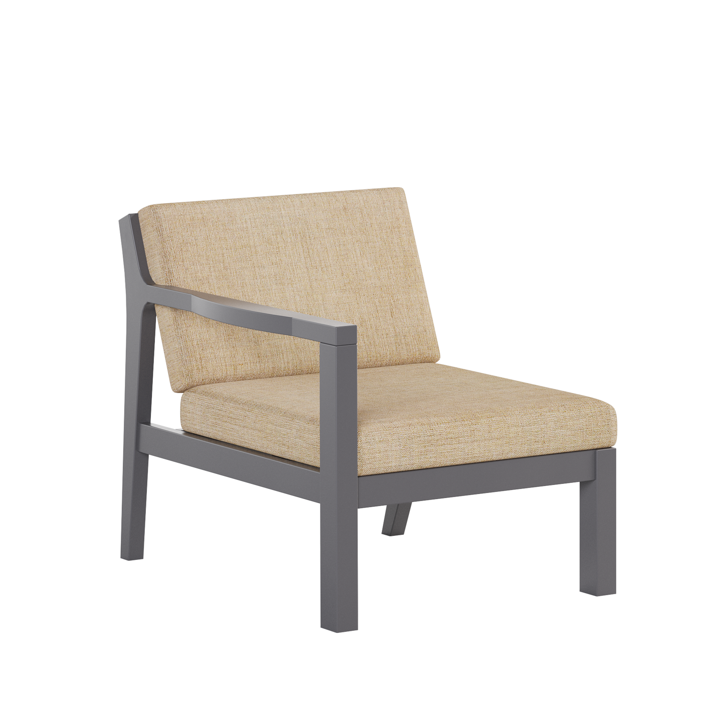 Polybird P102 Breeze Deep Seat Sectional Piece Right Chair - LEAD TIME TO SHIP 5 BUSINESS DAYS OR LESS