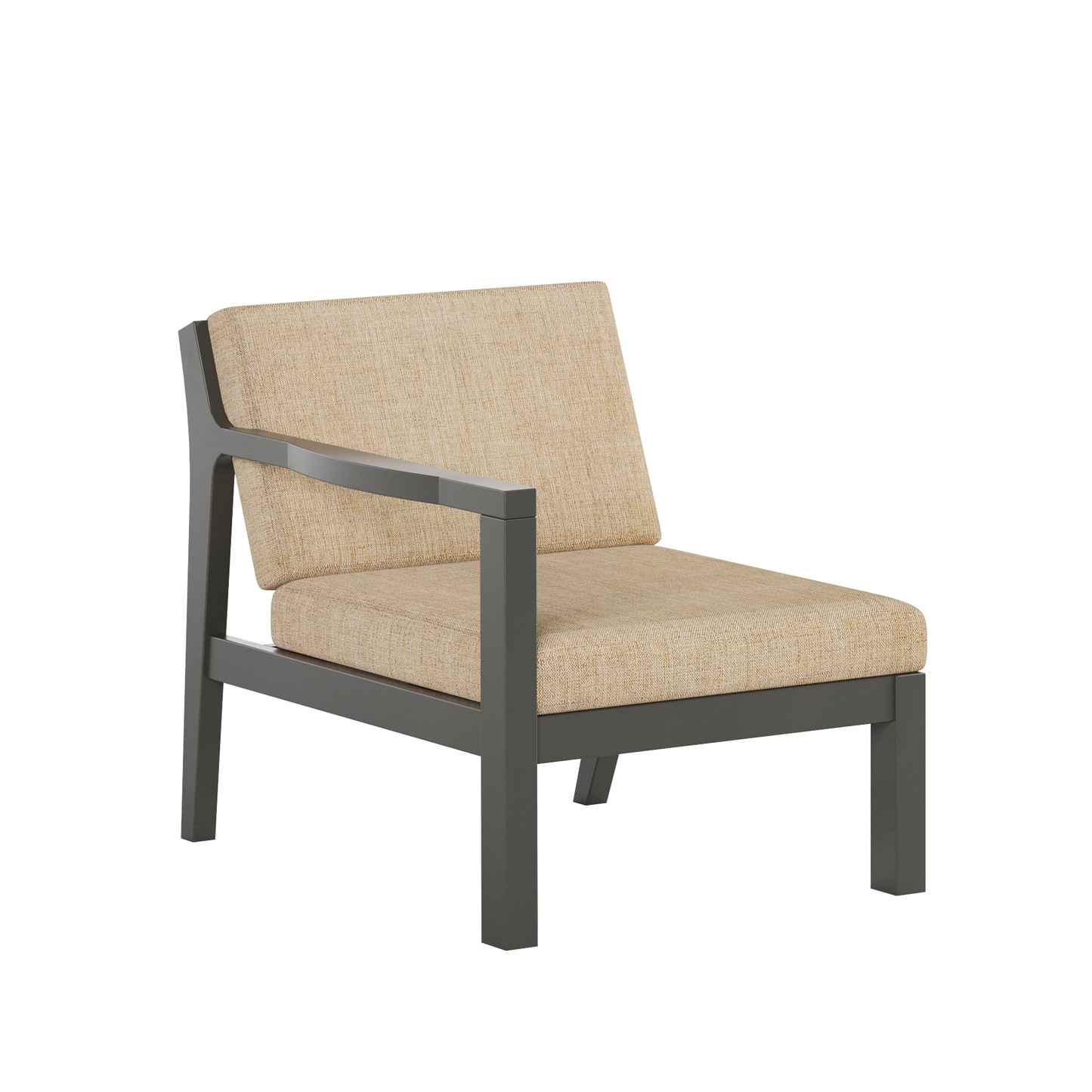 Polybird P102 Breeze Deep Seat Sectional Piece Right Chair - LEAD TIME TO SHIP 5 BUSINESS DAYS OR LESS