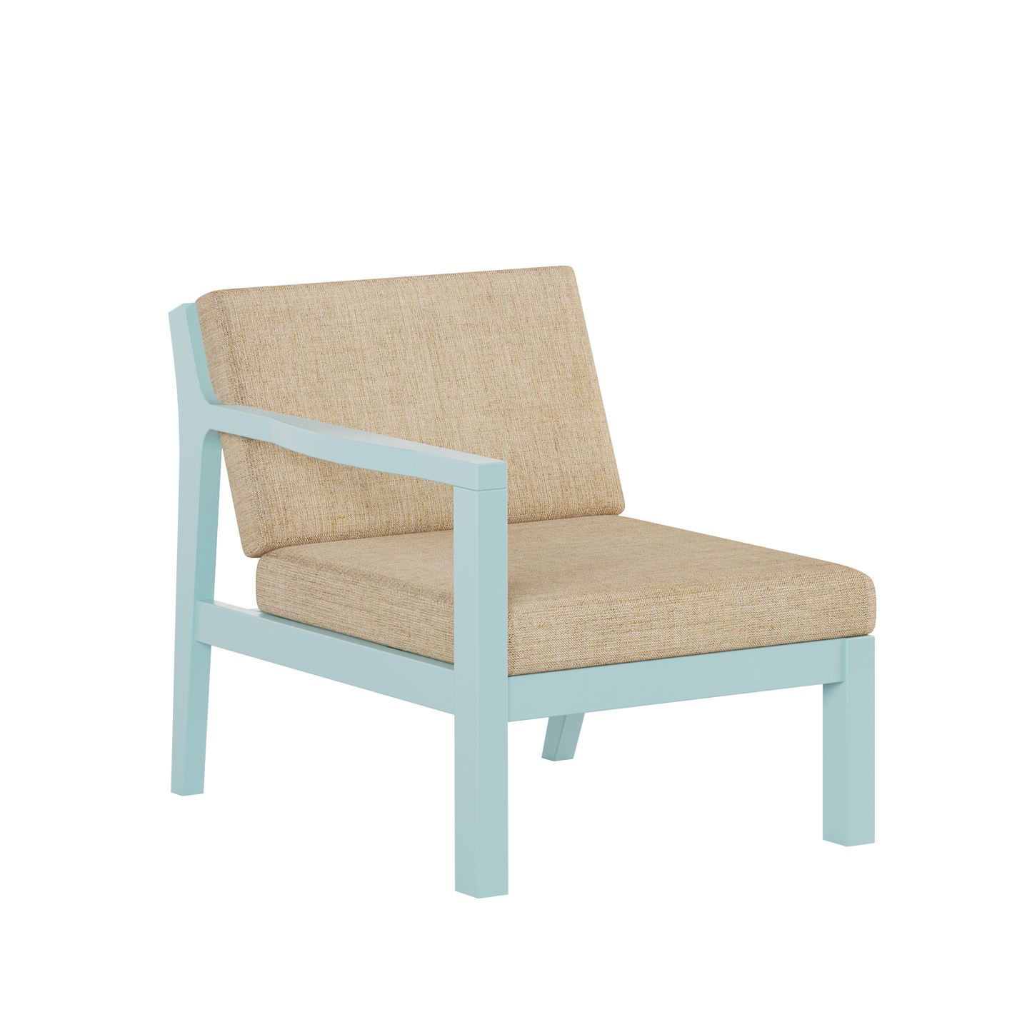 Polybird P102 Breeze Deep Seat Sectional Piece Right Chair - LEAD TIME TO SHIP 5 BUSINESS DAYS OR LESS