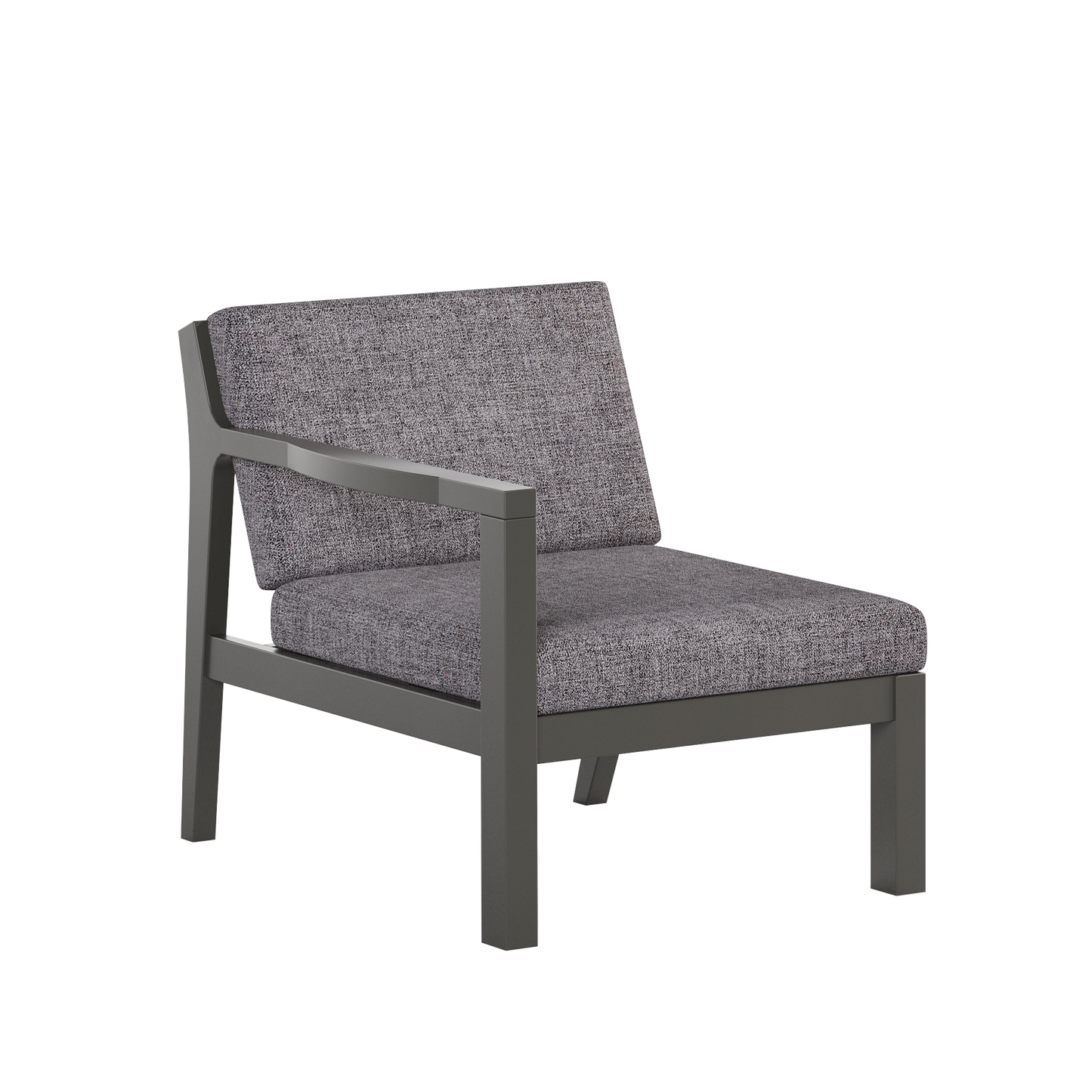 Polybird P102 Breeze Deep Seat Sectional Piece Right Chair - LEAD TIME TO SHIP 5 BUSINESS DAYS OR LESS
