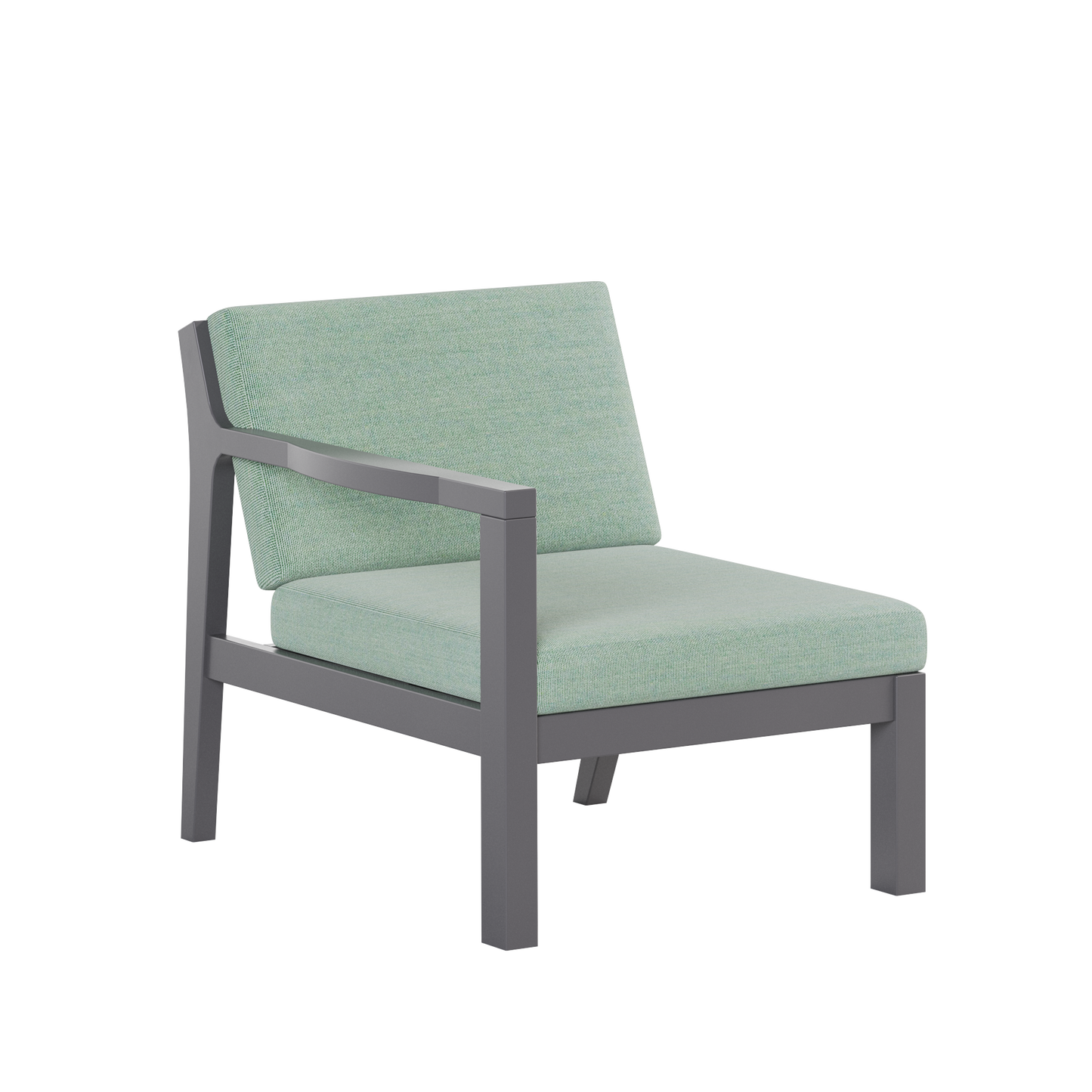 Polybird P102 Breeze Deep Seat Sectional Piece Right Chair - LEAD TIME TO SHIP 5 BUSINESS DAYS OR LESS