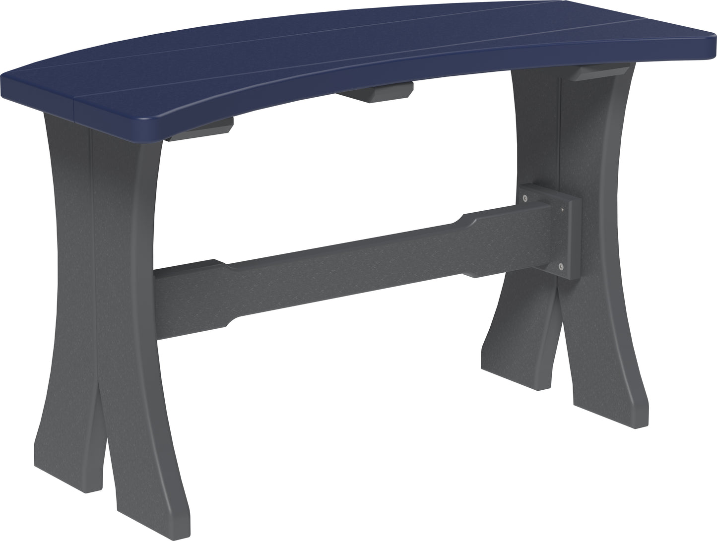 LuxCraft Recycled Plastic 28" Dining Bench (DINING HEIGHT) - LEAD TIME TO SHIP 3 TO 4 WEEKS