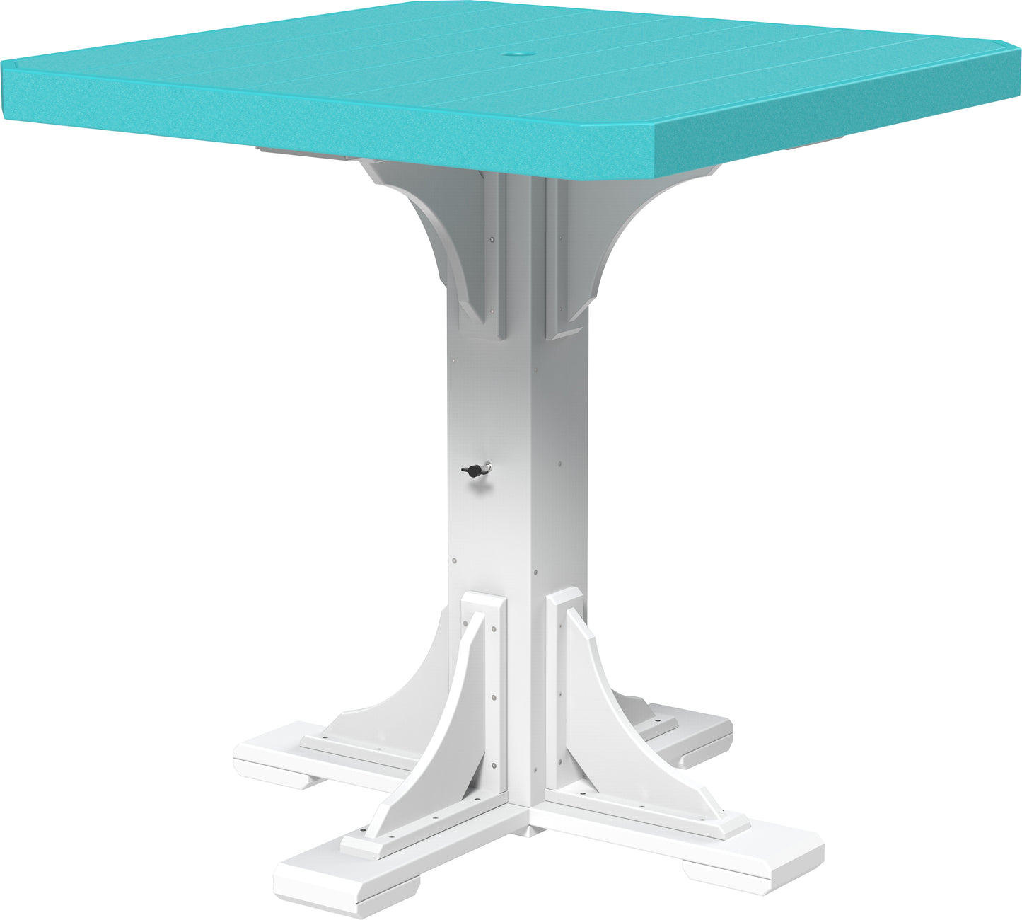 LuxCraft Recycled Plastic 41" Square Table (BAR HEIGHT)- LEAD TIME TO SHIP 3 TO 4 WEEKS