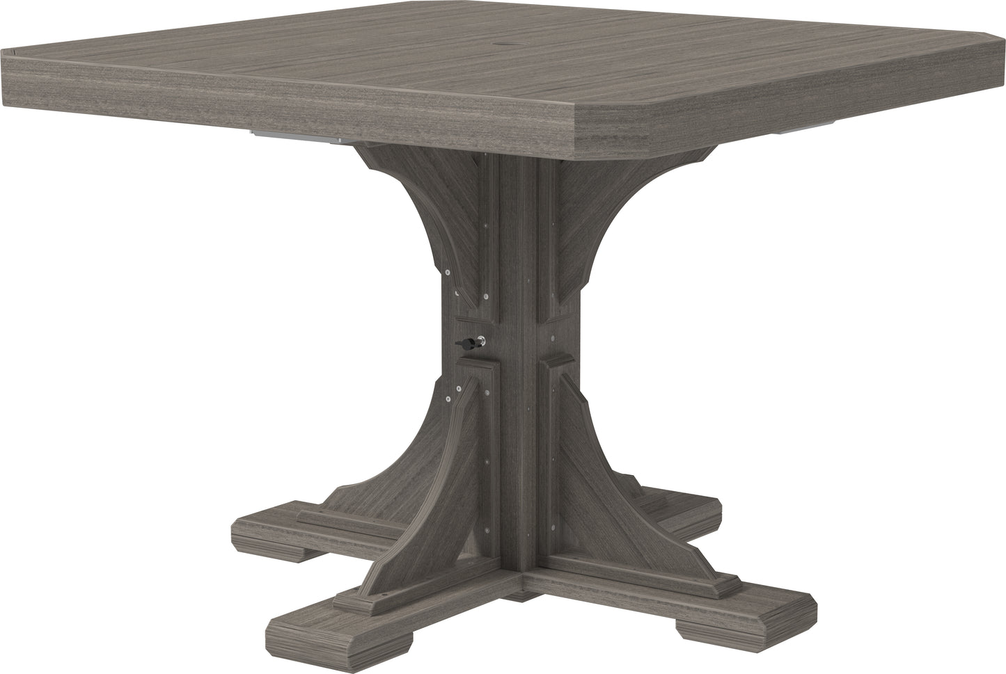 LuxCraft Recycled Plastic 41" Square Dining Height Table - LEAD TIME TO SHIP 3 TO 4 WEEKS