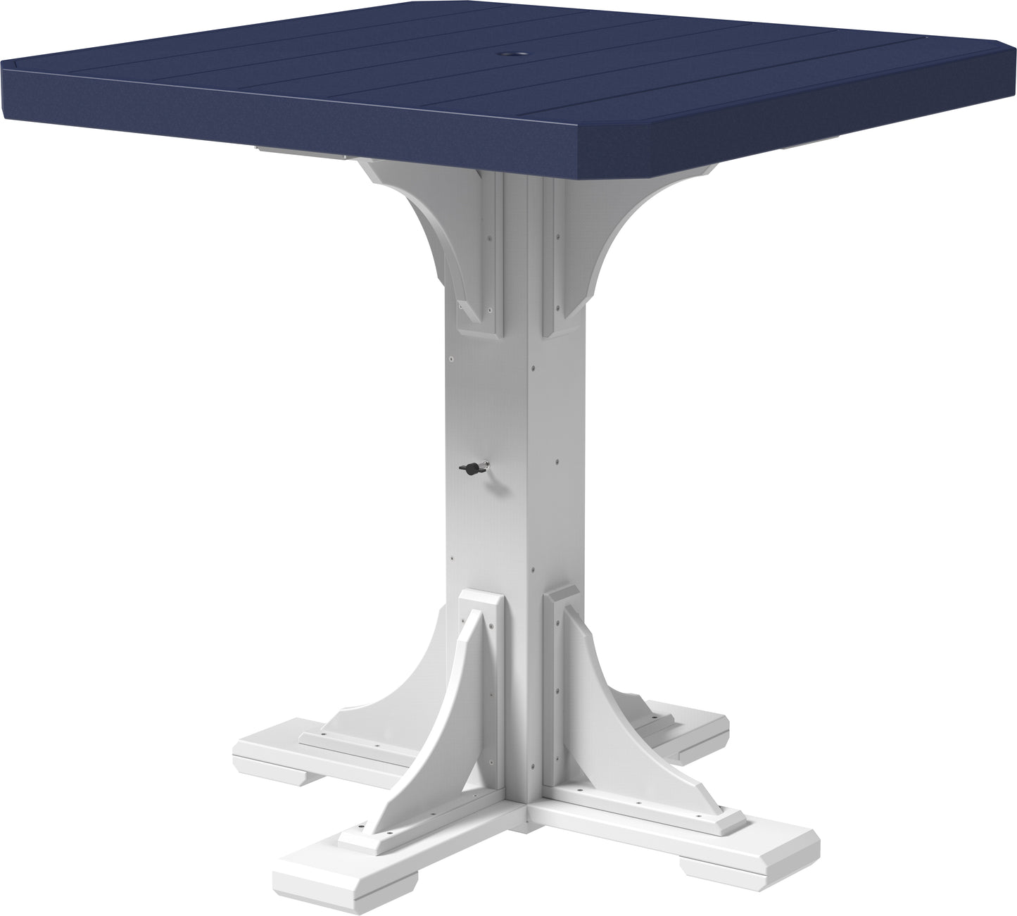 LuxCraft Recycled Plastic 41" Square Table (BAR HEIGHT)- LEAD TIME TO SHIP 3 TO 4 WEEKS