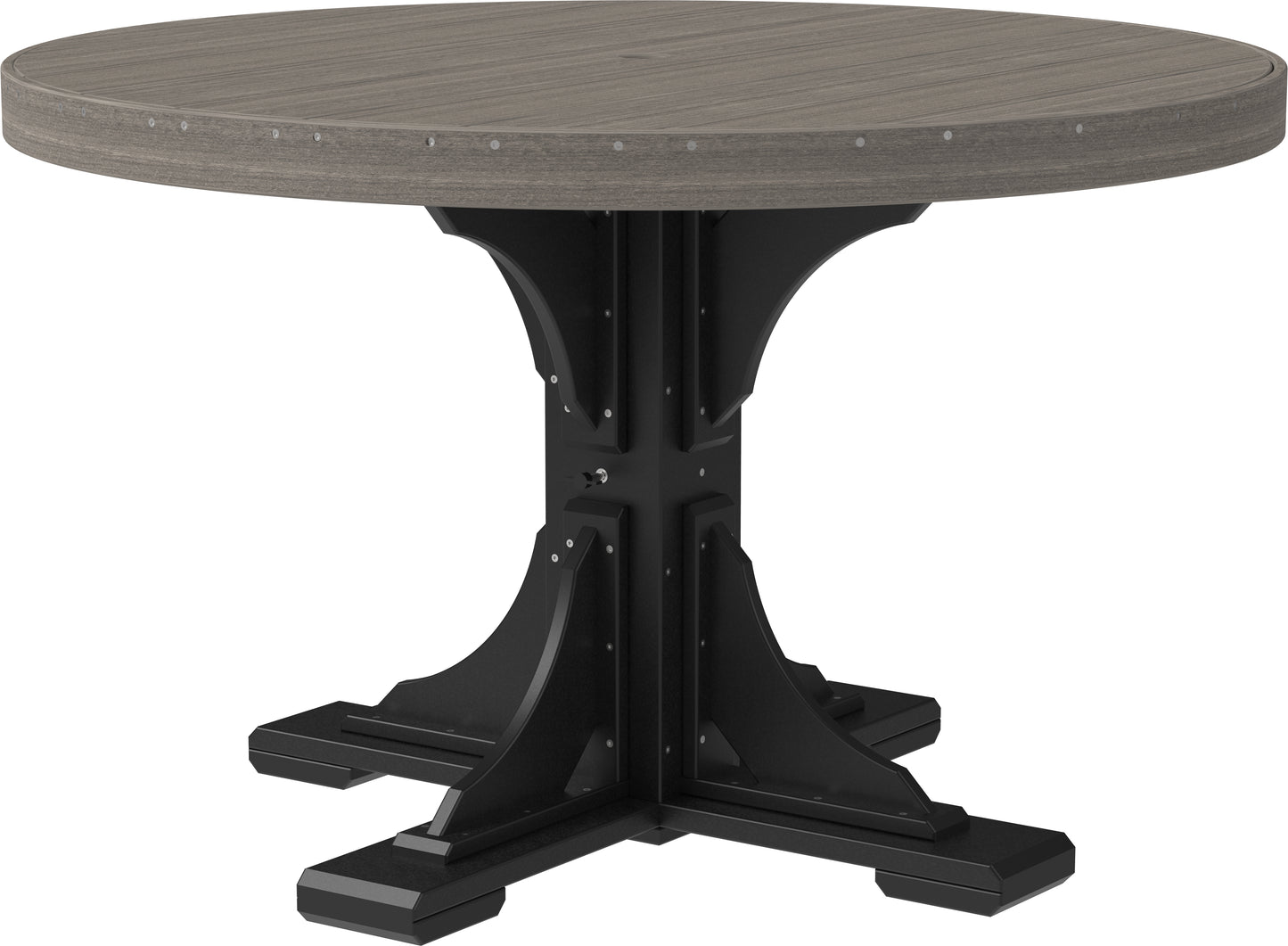 Luxcraft Recycled Plastic 4' Round Table (DINING HEIGHT) - LEAD TIME TO SHIP 3 TO 4 WEEKS