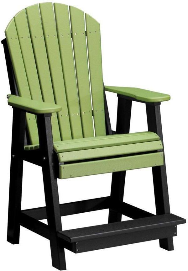 LuxCraft Recycled Plastic Adirondack Balcony Chair - Rocking Furniture