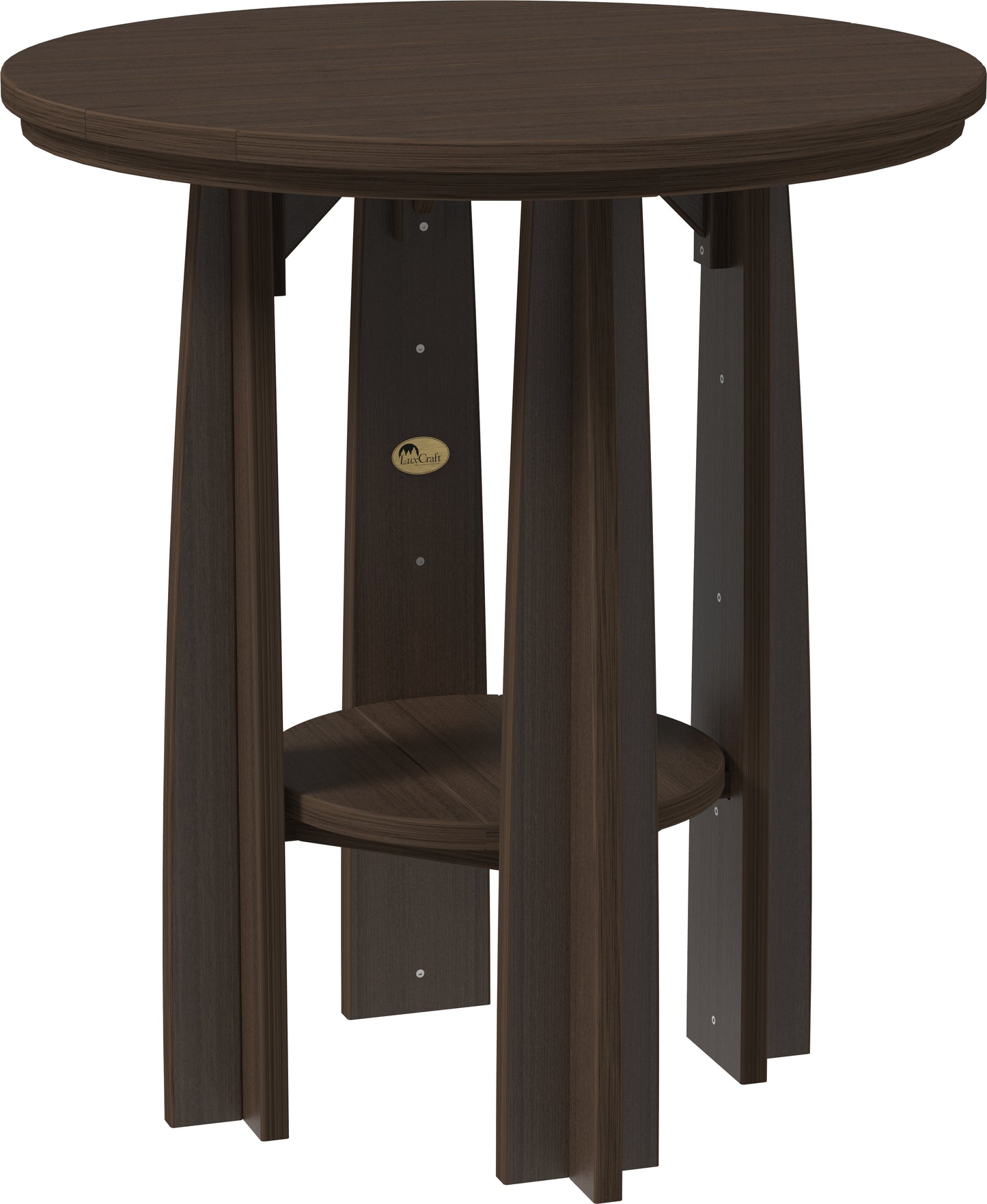 LuxCraft Recycled Plastic Counter Height 36" Balcony Table  - LEAD TIME TO SHIP 7 BUSINESS DAYS OR LESS