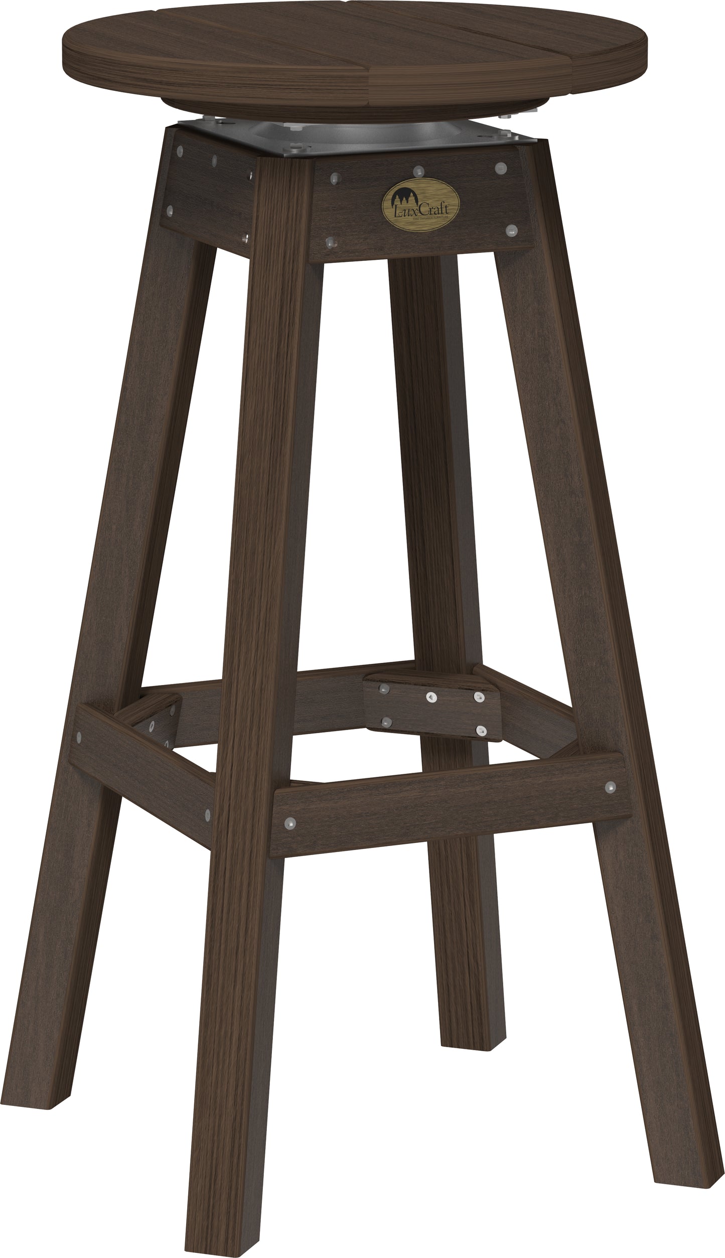 LuxCraft Recycled Plastic Bar Stool - LEAD TIME TO SHIP 3 TO 4 WEEKS