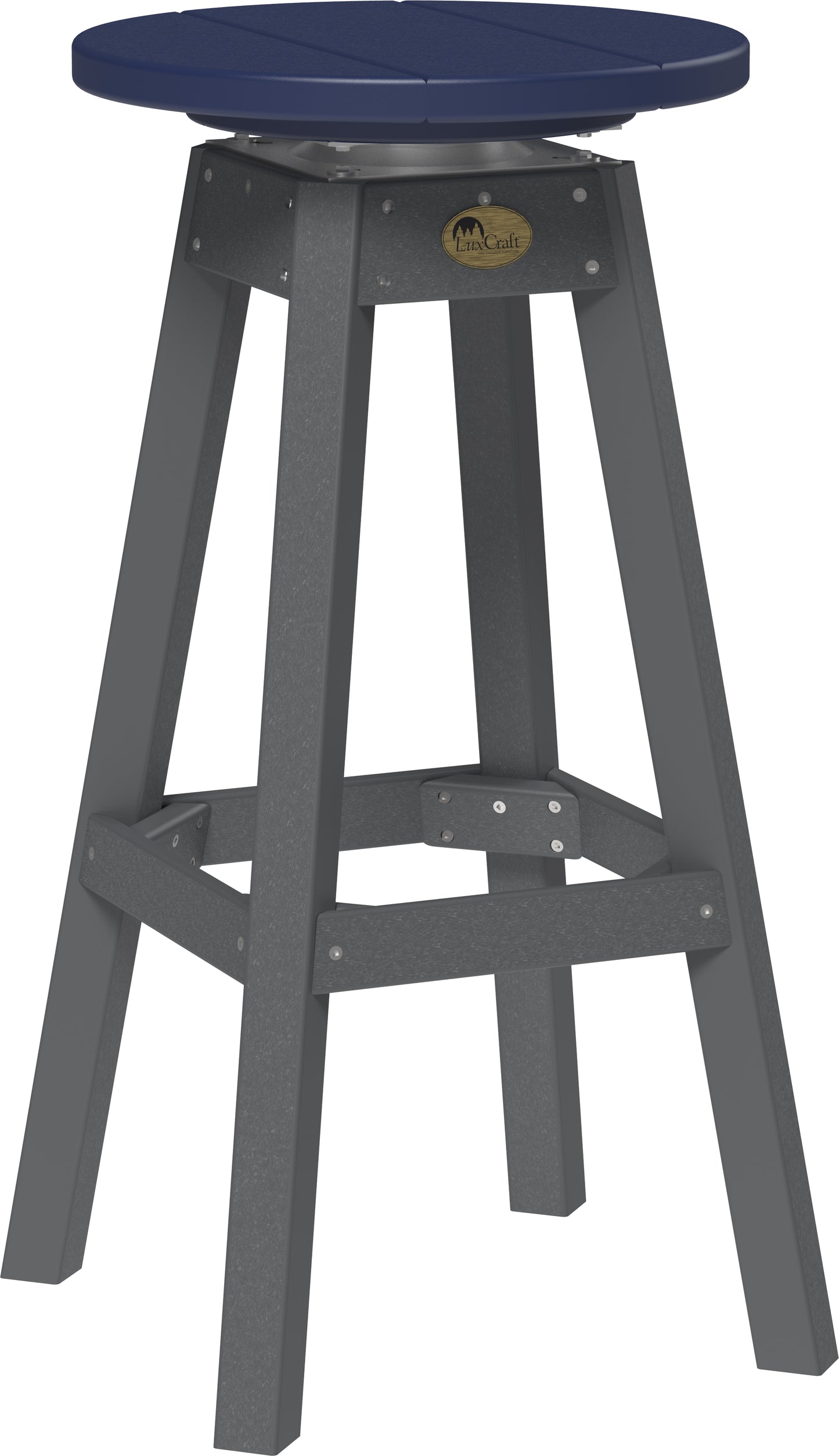 LuxCraft Recycled Plastic Bar Stool - LEAD TIME TO SHIP 3 TO 4 WEEKS