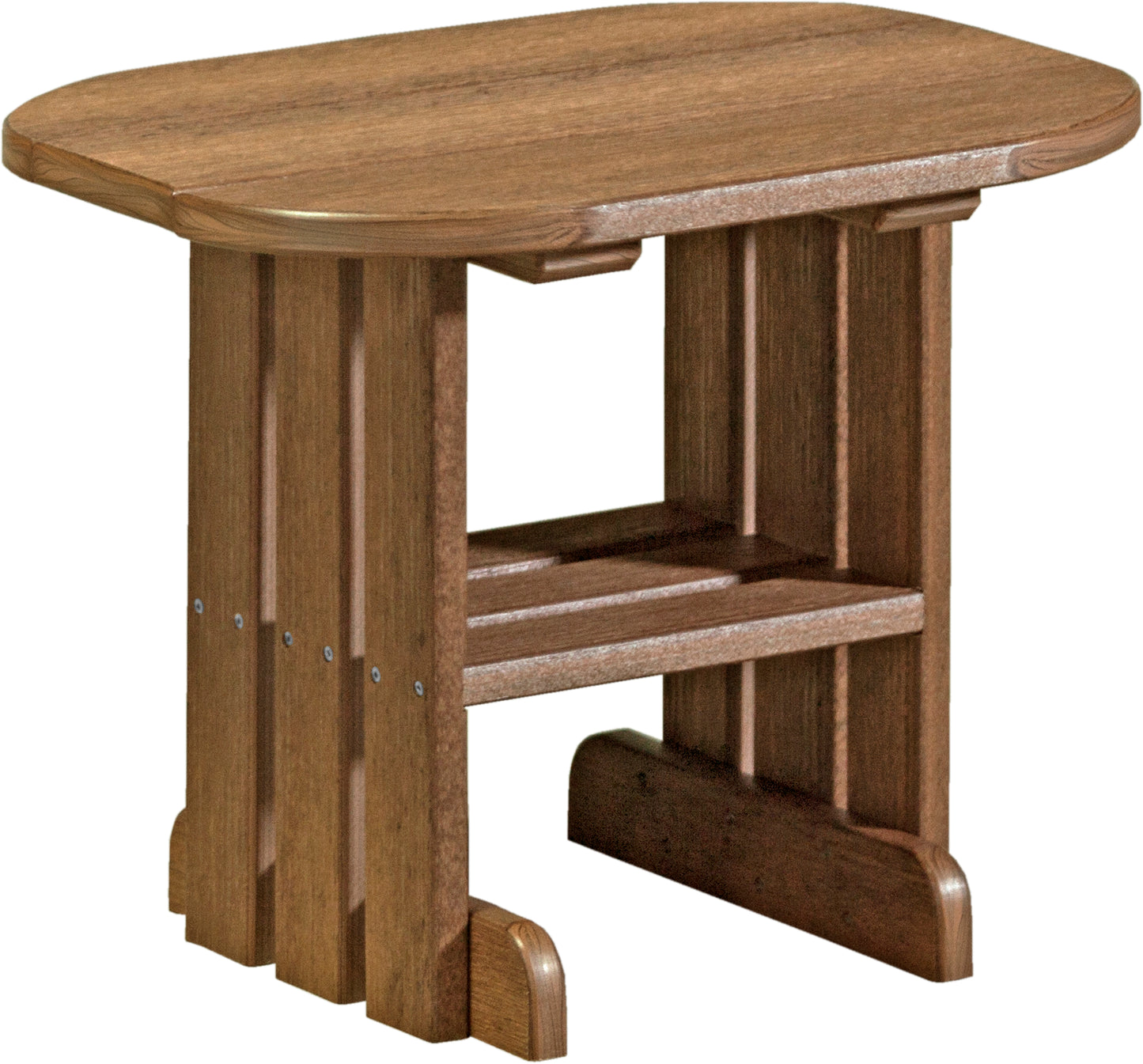 LuxCraft Recycled Plastic End Table  - LEAD TIME TO SHIP 7 BUSINESS DAYS OR LESS