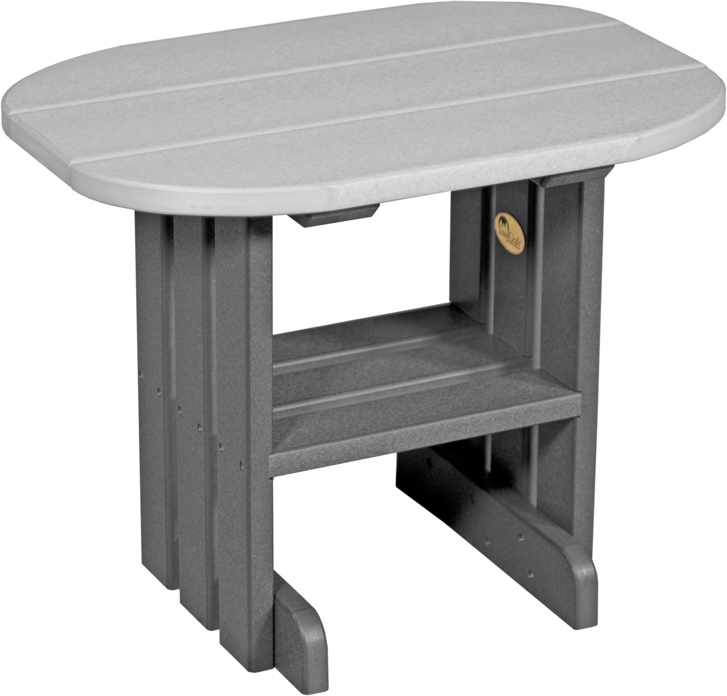 LuxCraft Recycled Plastic End Table  - LEAD TIME TO SHIP 7 BUSINESS DAYS OR LESS