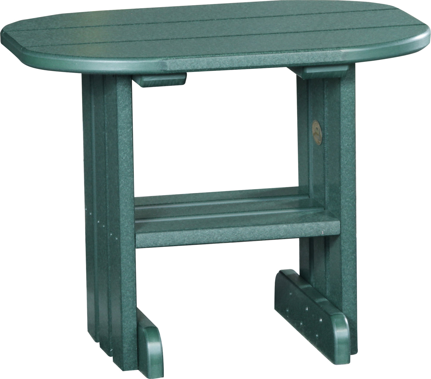 LuxCraft Recycled Plastic End Table  - LEAD TIME TO SHIP 7 BUSINESS DAYS OR LESS