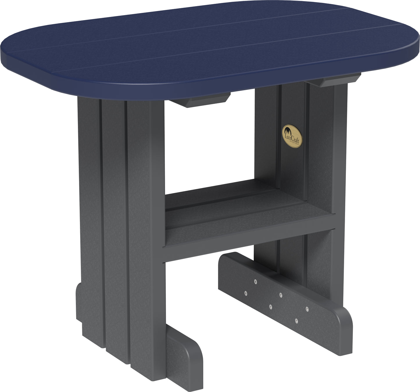 LuxCraft Recycled Plastic End Table  - LEAD TIME TO SHIP 7 BUSINESS DAYS OR LESS