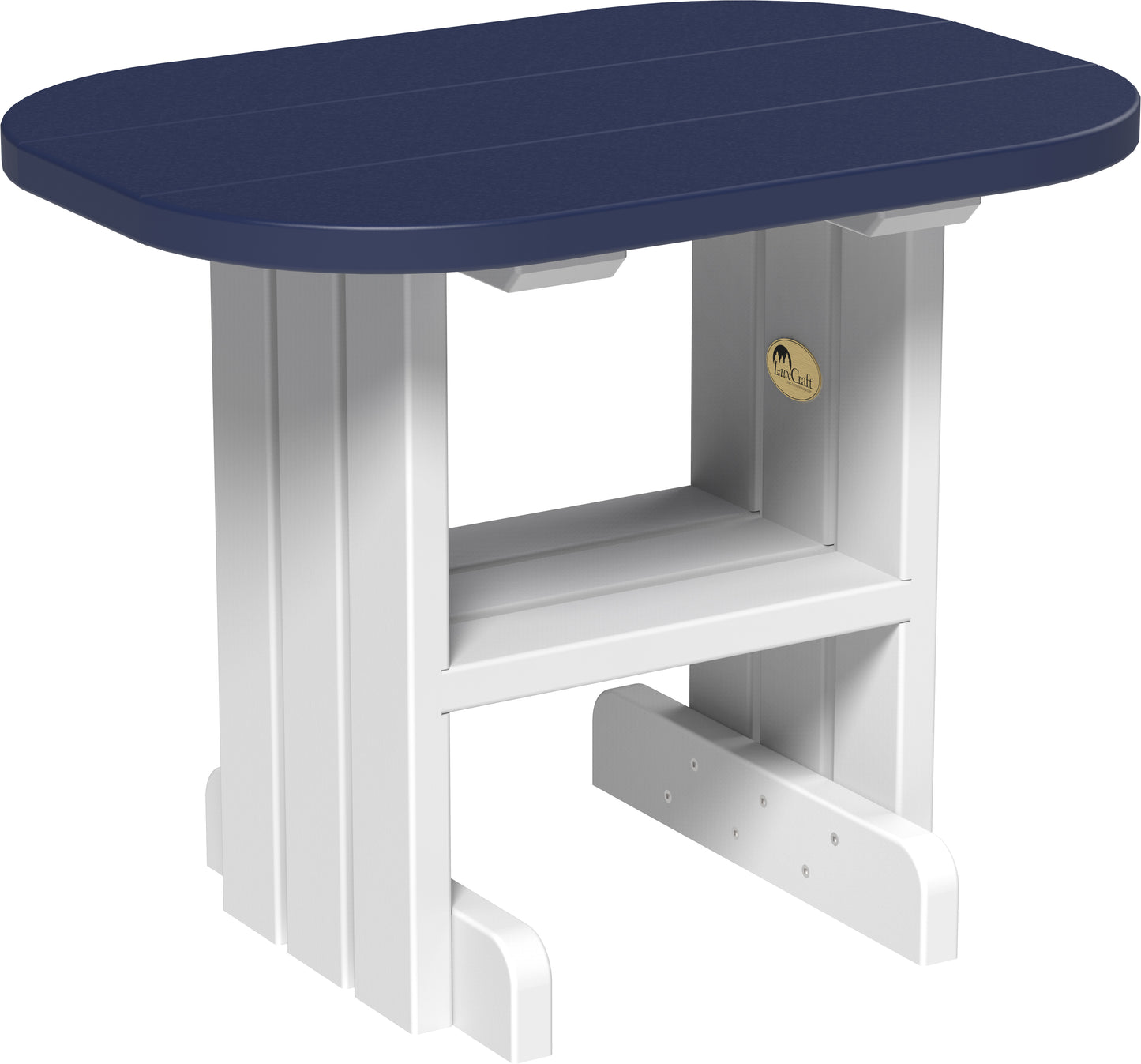 LuxCraft Recycled Plastic End Table  - LEAD TIME TO SHIP 7 BUSINESS DAYS OR LESS