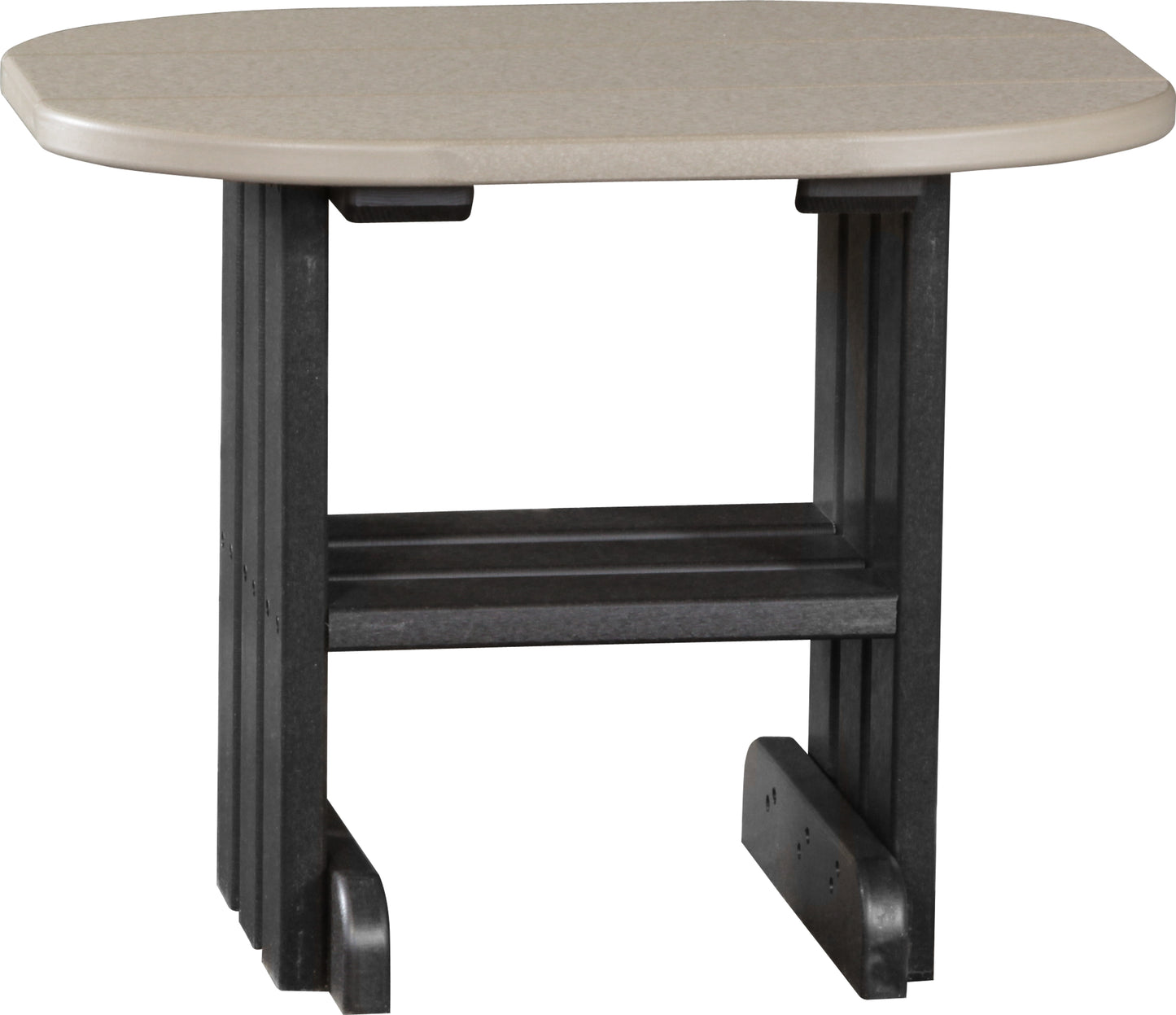 LuxCraft Recycled Plastic End Table  - LEAD TIME TO SHIP 7 BUSINESS DAYS OR LESS