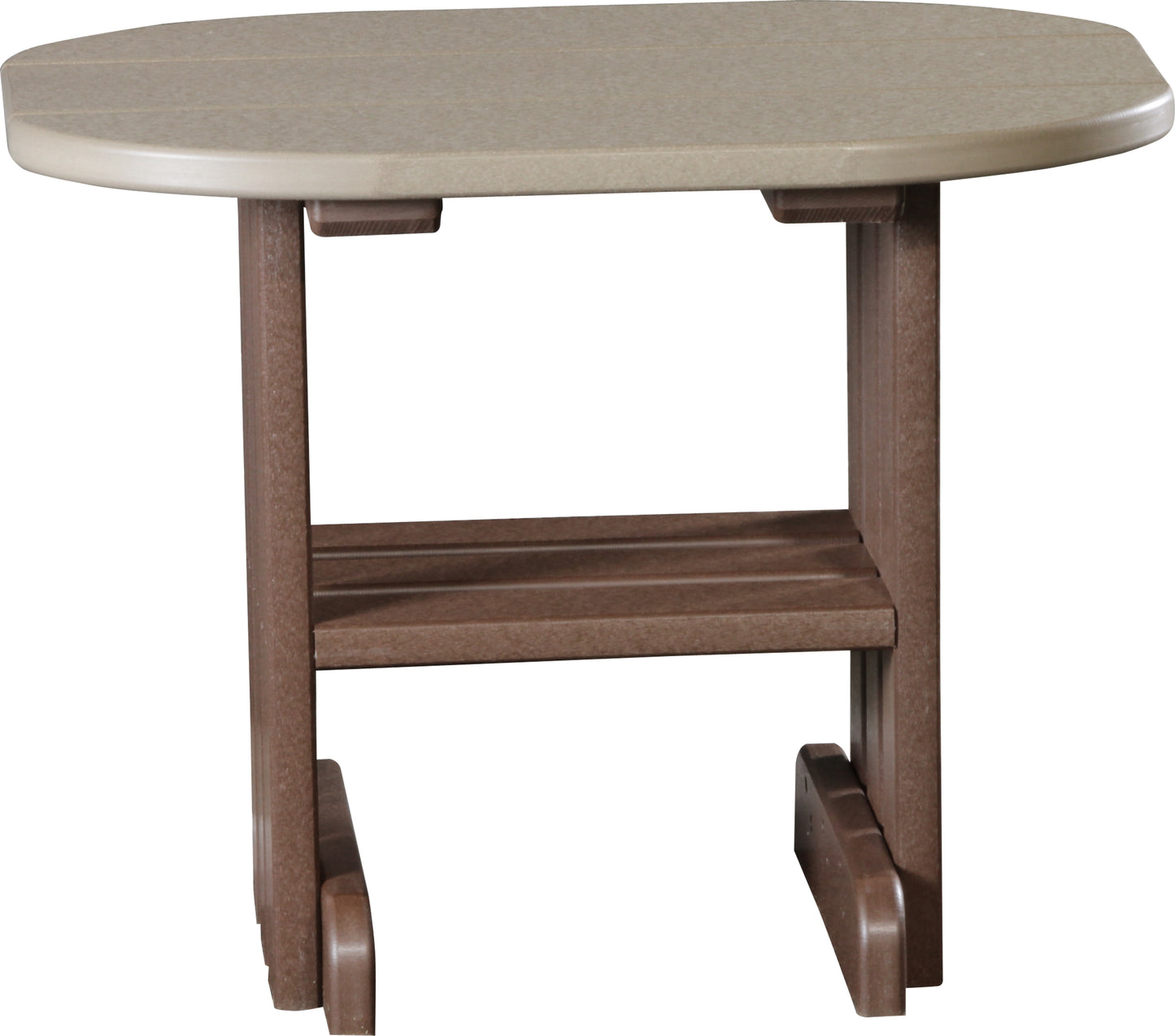 LuxCraft Recycled Plastic End Table  - LEAD TIME TO SHIP 7 BUSINESS DAYS OR LESS