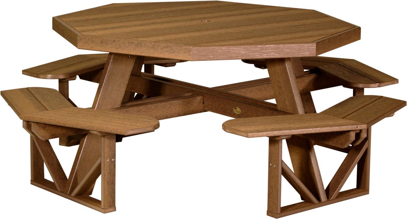 LuxCraft Recycled Plastic Octagon Picnic Table - LEAD TIME TO SHIP 3 TO 4 WEEKS