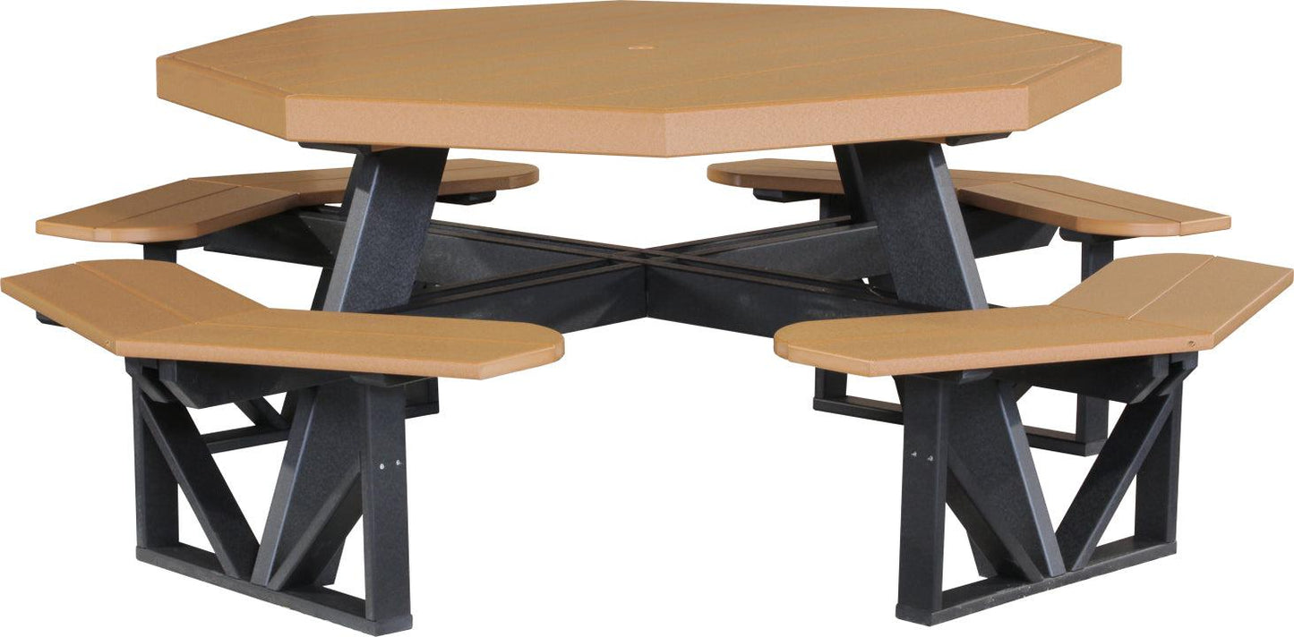LuxCraft Recycled Plastic Octagon Picnic Table - LEAD TIME TO SHIP 3 TO 4 WEEKS