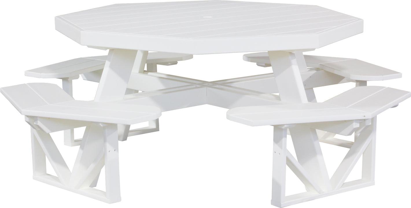 LuxCraft Recycled Plastic Octagon Picnic Table - LEAD TIME TO SHIP 3 TO 4 WEEKS