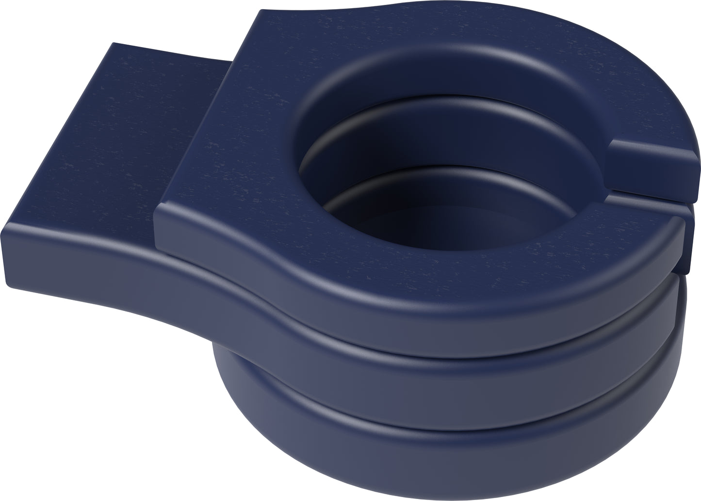 LuxCraft Recycled Plastic Stationary Cup Holder - LEAD TIME TO SHIP 7 BUSINESS DAYS OR LESS
