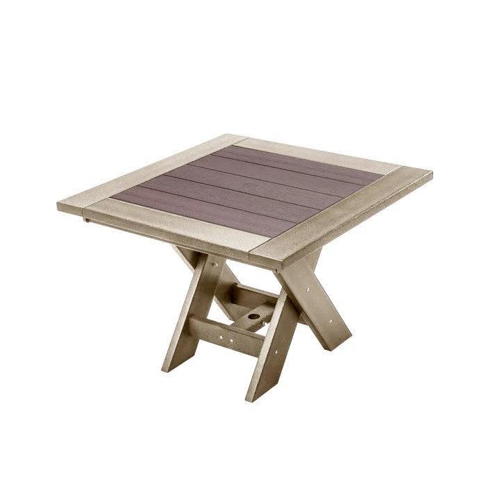 Perfect Choice Furniture Recycled Plastic 42" Stanton Dining Table - LEAD TIME TO SHIP 5 WEEKS OR LESS