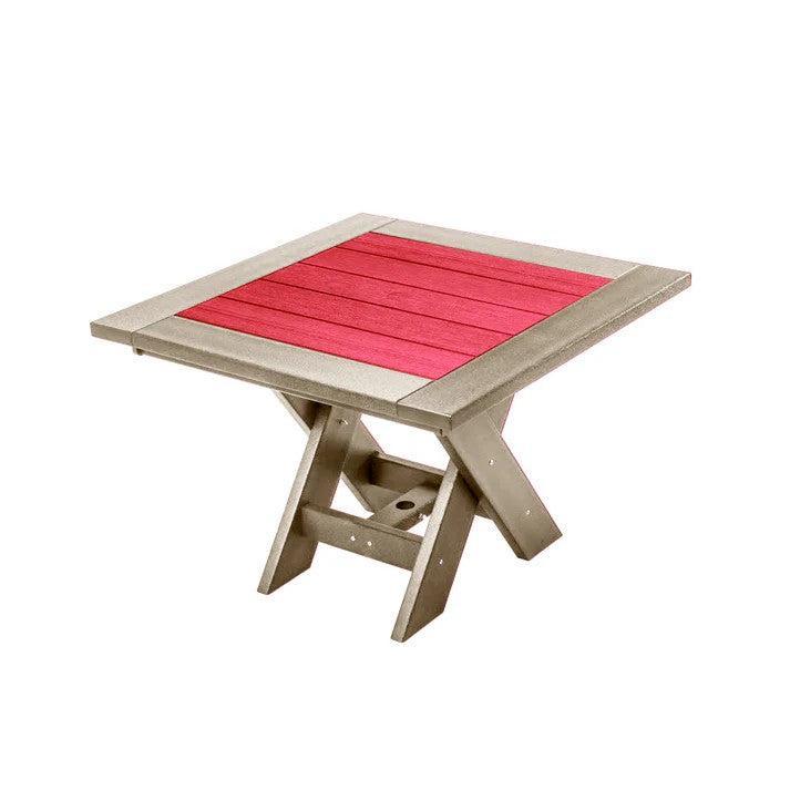 Perfect Choice Furniture Recycled Plastic 42" Stanton Dining Table - LEAD TIME TO SHIP 5 WEEKS OR LESS