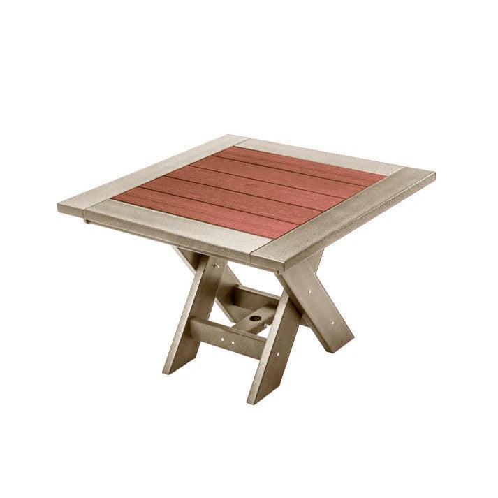 Perfect Choice Furniture Recycled Plastic 42" Stanton Dining Table - LEAD TIME TO SHIP 5 WEEKS OR LESS