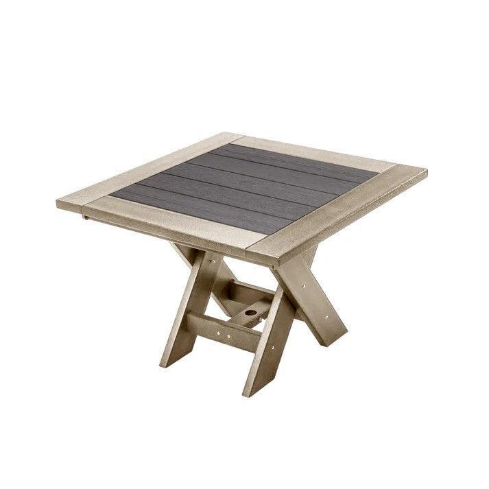 Perfect Choice Furniture Recycled Plastic 42" Stanton Dining Table - LEAD TIME TO SHIP 5 WEEKS OR LESS