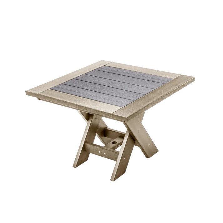 Perfect Choice Furniture Recycled Plastic 42" Stanton Dining Table - LEAD TIME TO SHIP 5 WEEKS OR LESS