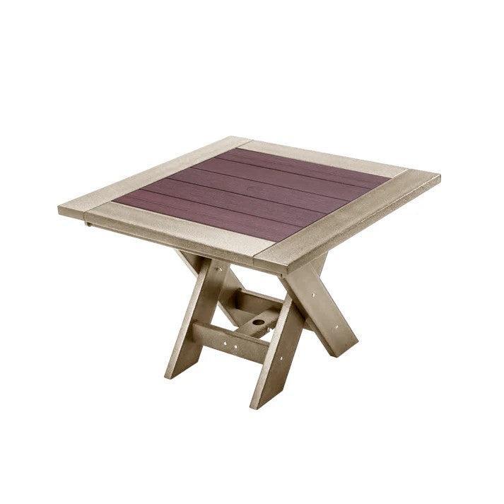 Perfect Choice Furniture Recycled Plastic 42" Stanton Dining Table - LEAD TIME TO SHIP 5 WEEKS OR LESS