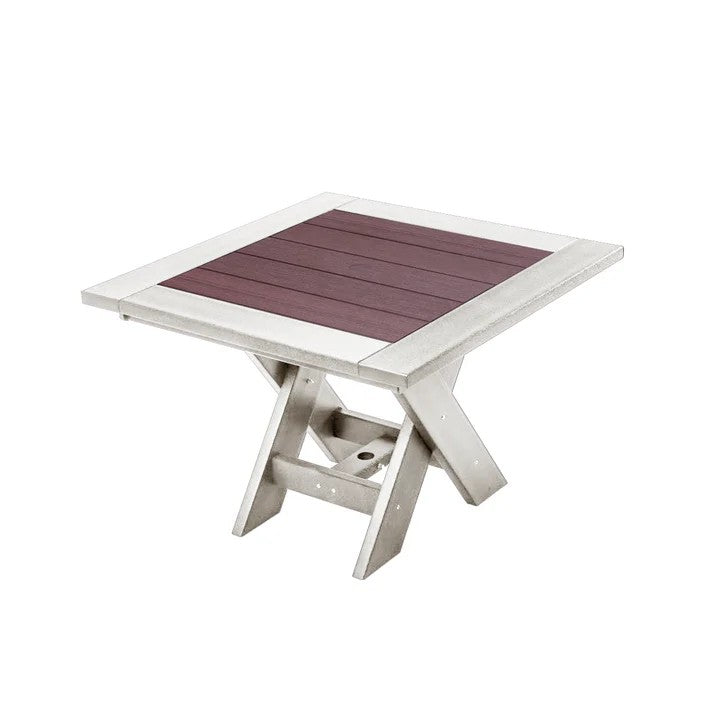 Perfect Choice Furniture Recycled Plastic 42" Stanton Dining Table - LEAD TIME TO SHIP 5 WEEKS OR LESS