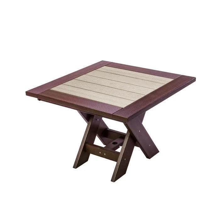 Perfect Choice Furniture Recycled Plastic 42" Stanton Dining Table - LEAD TIME TO SHIP 5 WEEKS OR LESS