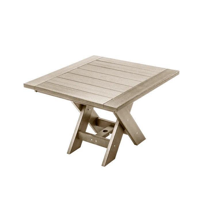 Perfect Choice Furniture Recycled Plastic 42" Stanton Dining Table - LEAD TIME TO SHIP 5 WEEKS OR LESS
