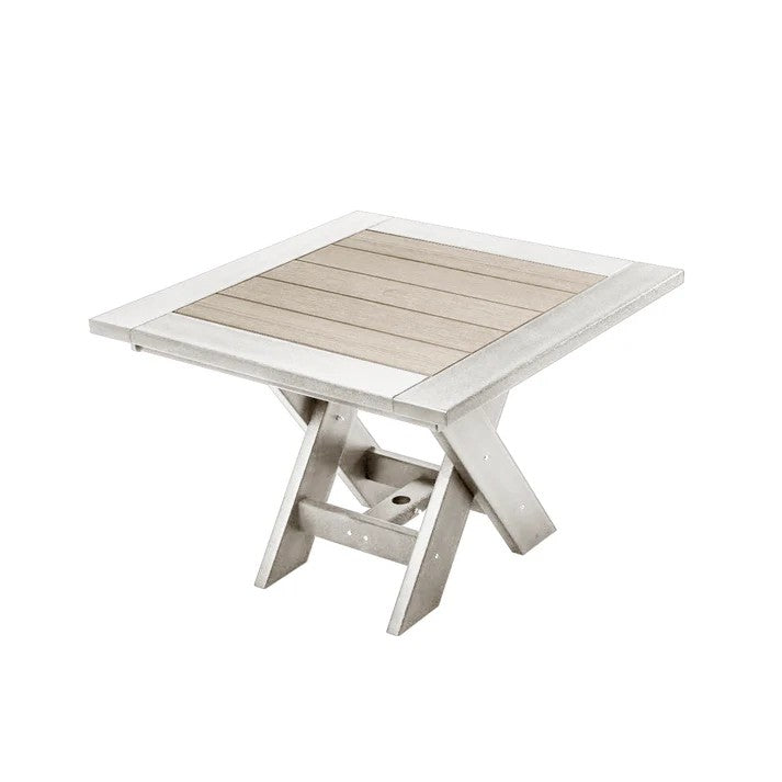 Perfect Choice Furniture Recycled Plastic 42" Stanton Dining Table - LEAD TIME TO SHIP 5 WEEKS OR LESS
